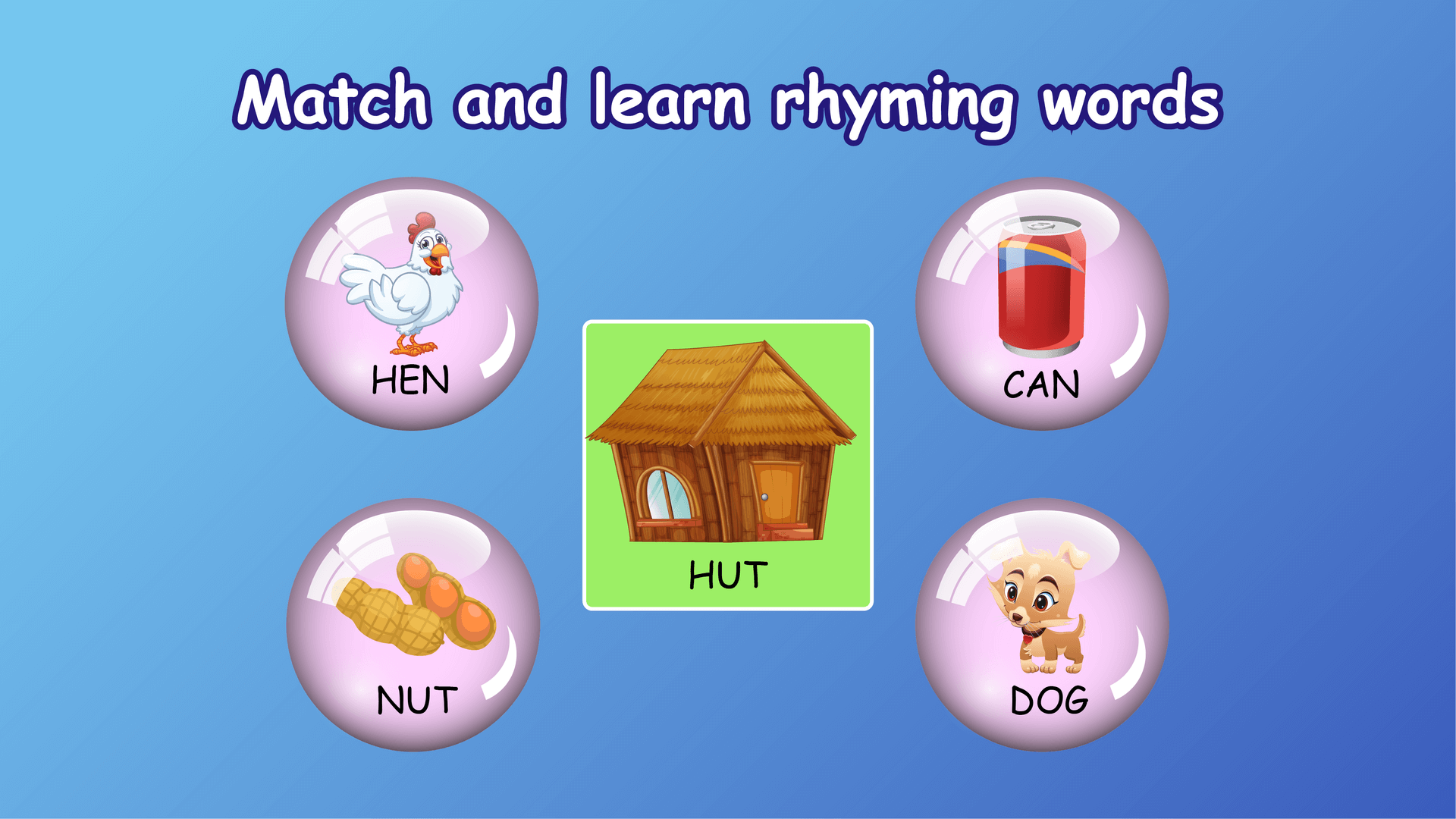 اسکرین شات 6 بازی Rhyming & Sight Word Games