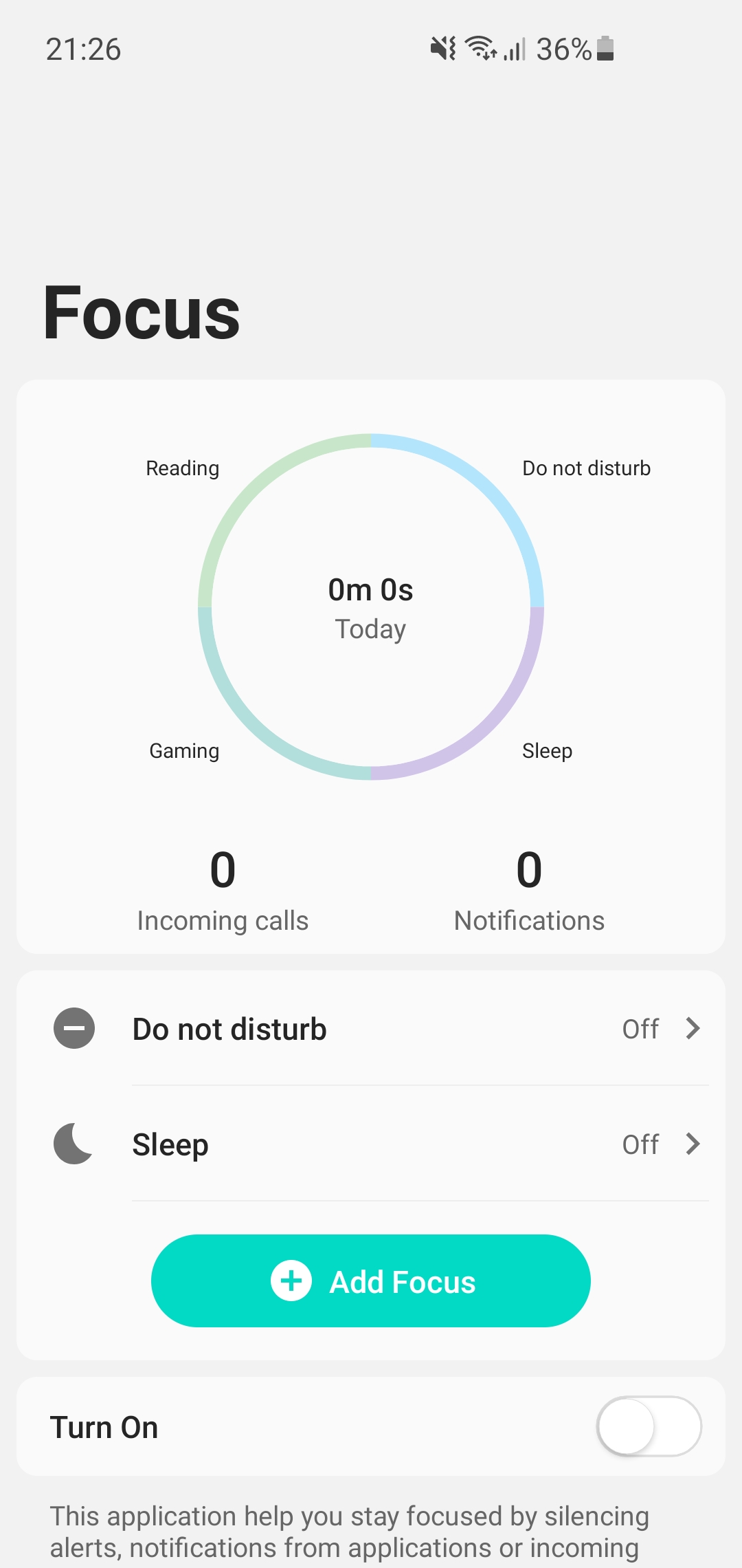 اسکرین شات 1 برنامه Focus iOS