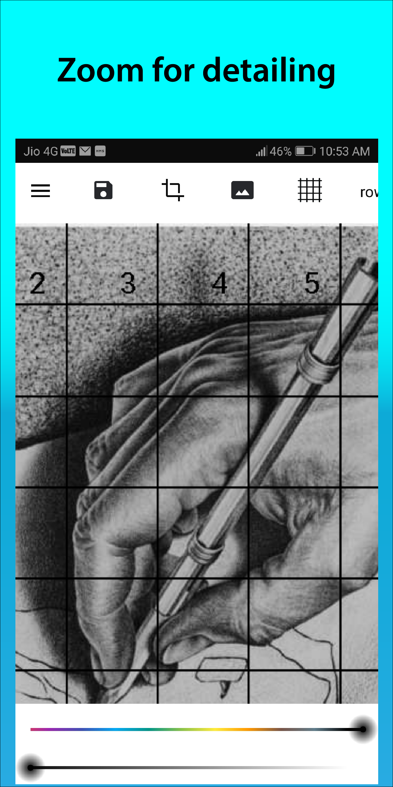 اسکرین شات 3 برنامه GridArt: Grid Drawing 4 Artist