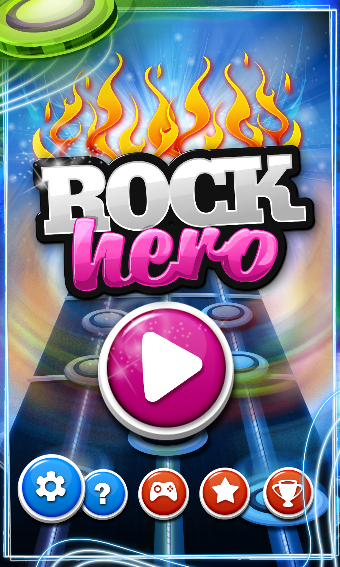 اسکرین شات 2 بازی Rock Hero - Guitar Music Game