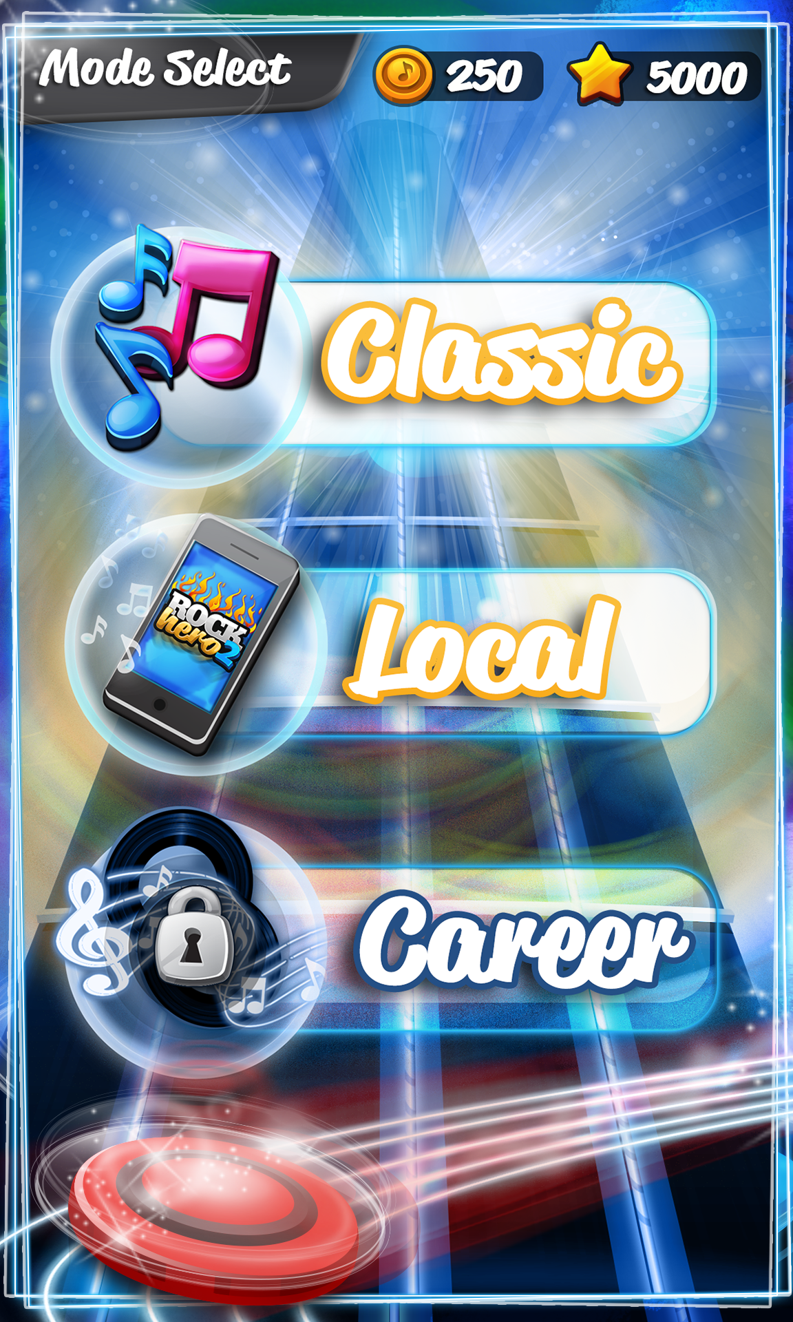 اسکرین شات 3 بازی Rock Hero - Guitar Music Game
