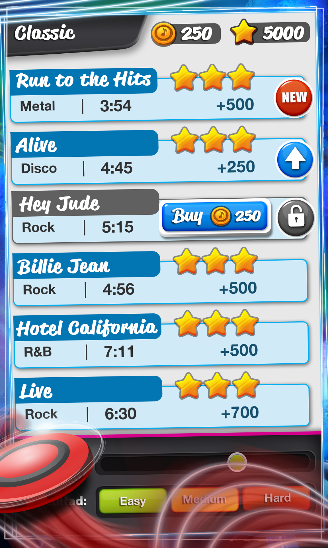 اسکرین شات 5 بازی Rock Hero - Guitar Music Game