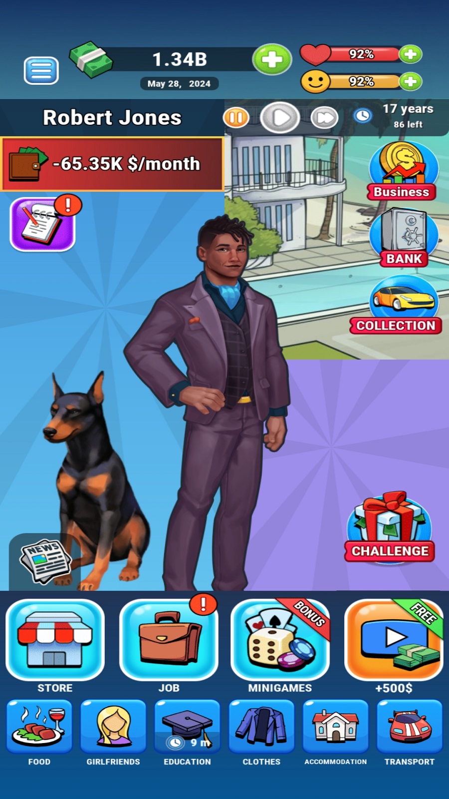 اسکرین شات 2 بازی شبیه سازی ثروتمندان | نسخه مود شده