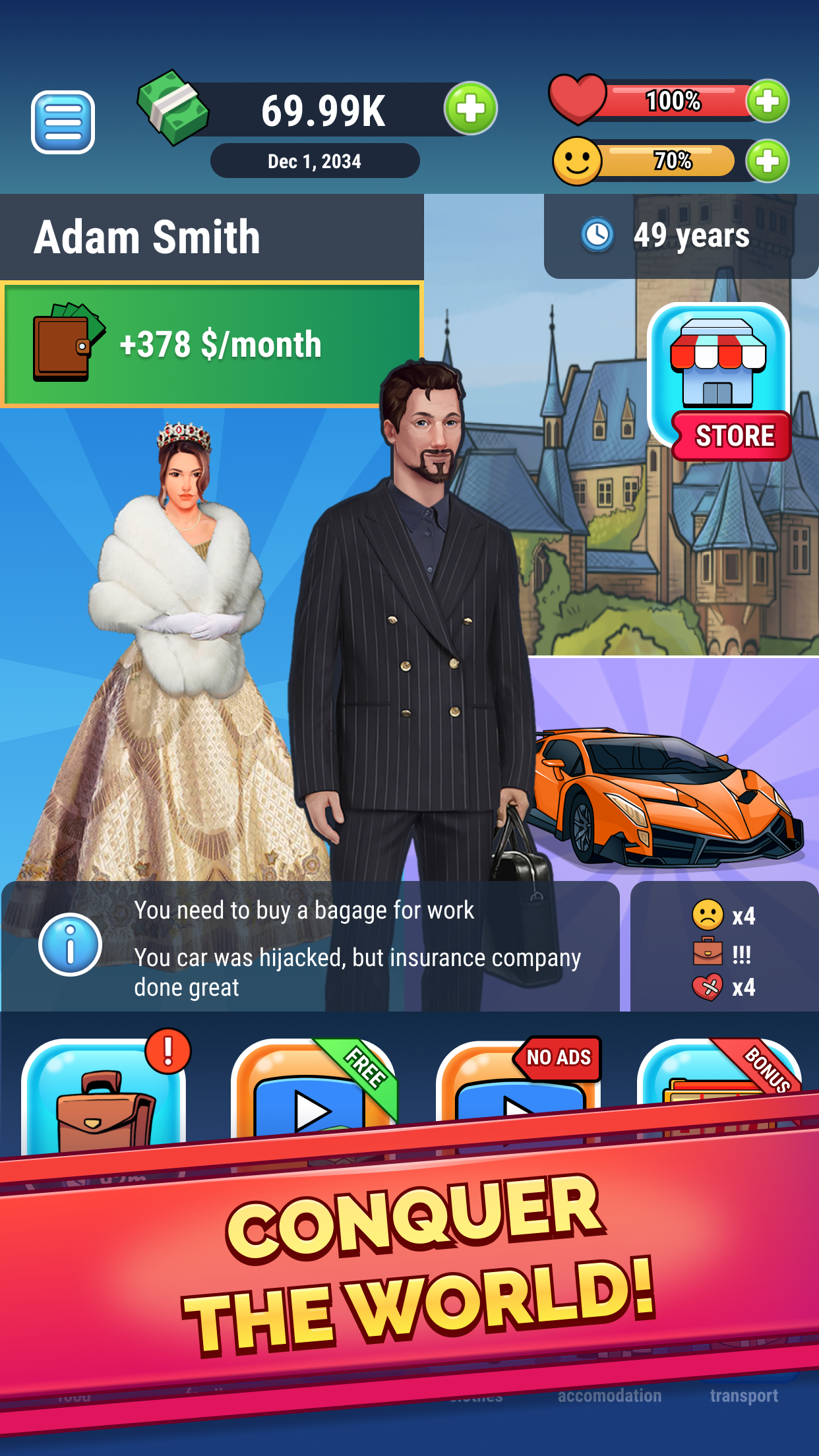 اسکرین شات 7 بازی Rich Inc. Idle Life Simulator