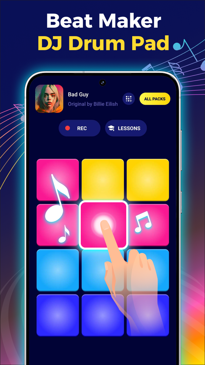 اسکرین شات 1 برنامه DJ Beat Maker & Drum Pad