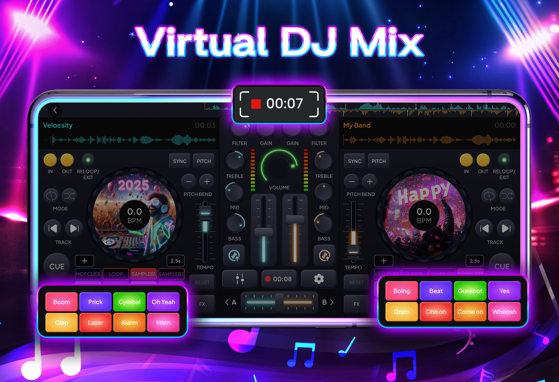 اسکرین شات 6 برنامه DJ Mixer Studio: DJ Mix Music