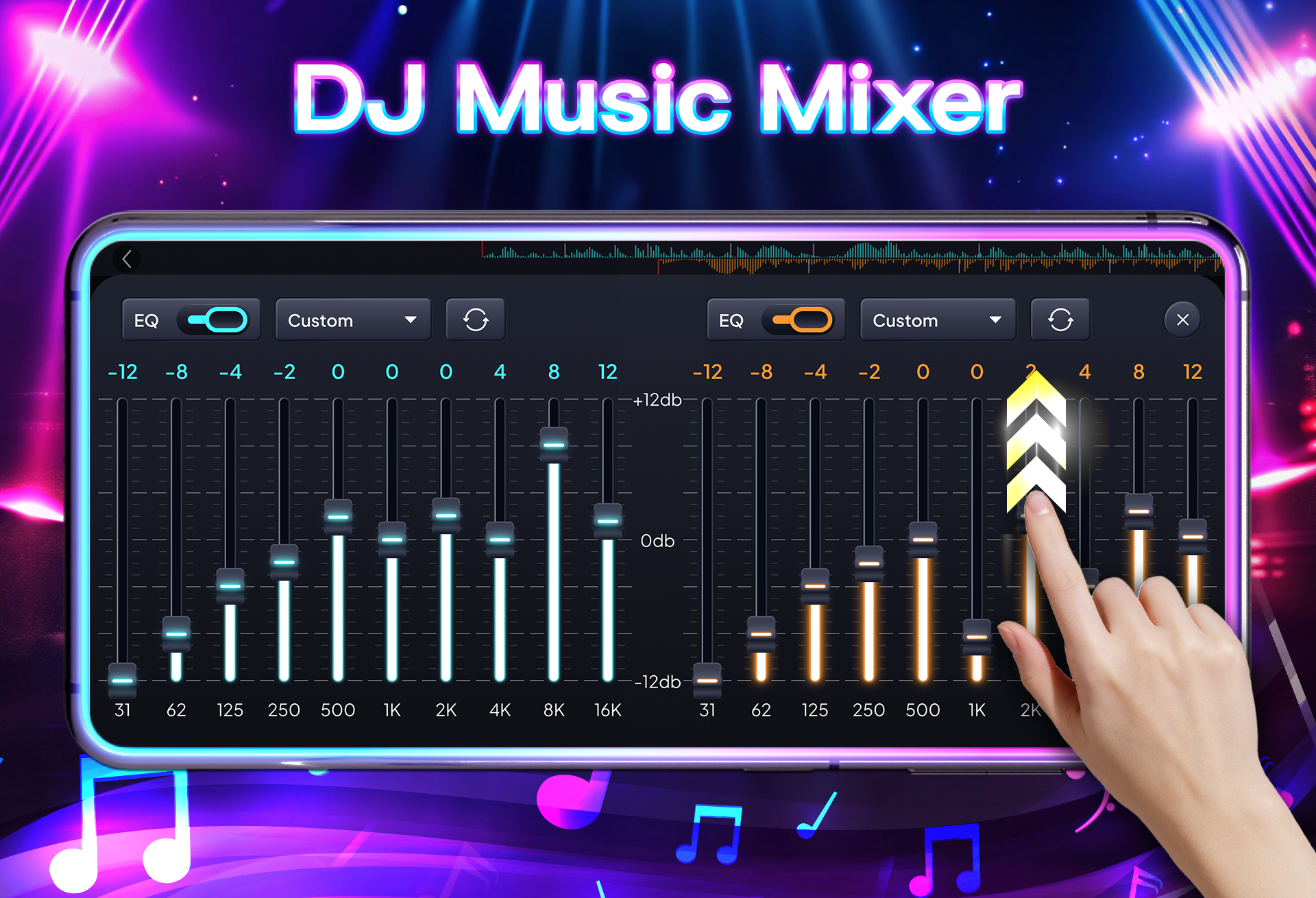 اسکرین شات 2 برنامه DJ Mixer Studio: DJ Mix Music