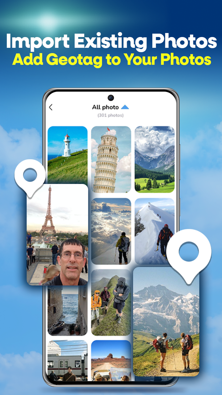 اسکرین شات 4 برنامه Geotag Map Camera Location App