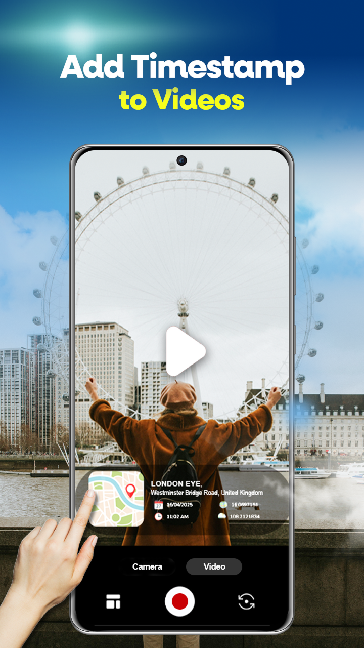 اسکرین شات 3 برنامه Geotag Map Camera Location App