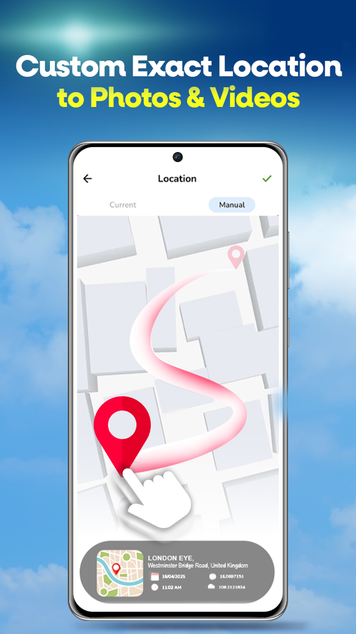 اسکرین شات 6 برنامه Geotag Map Camera Location App