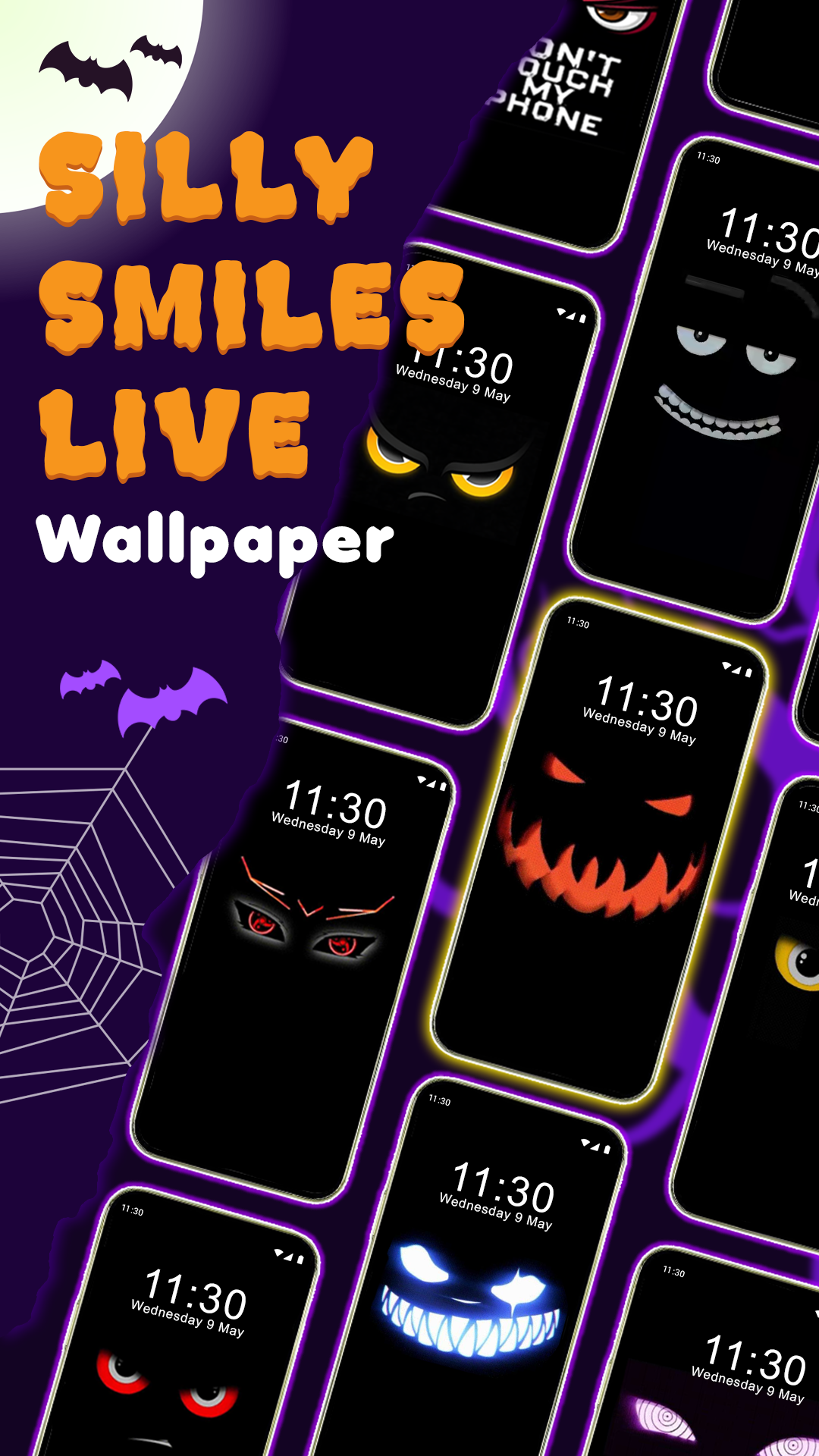 اسکرین شات 1 برنامه Silly Fun Smile Live Wallpaper