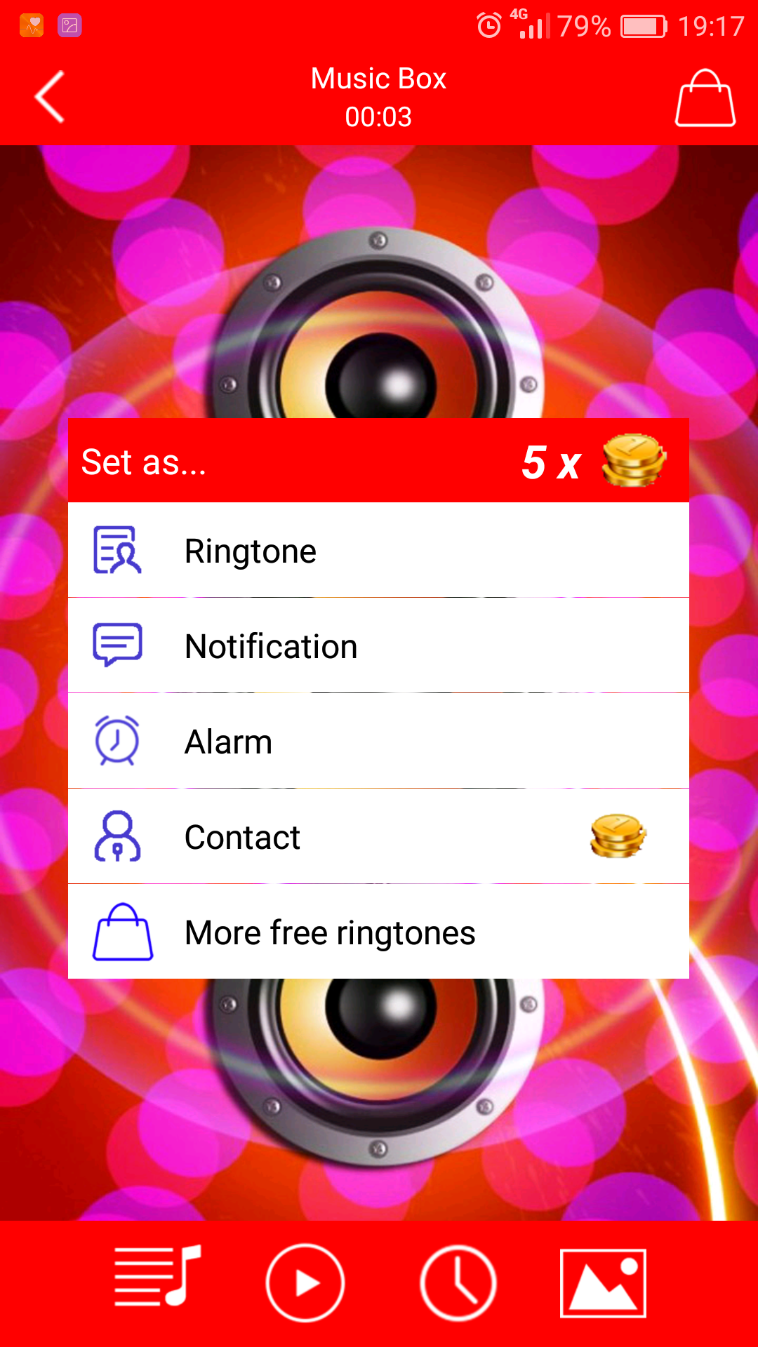 اسکرین شات 4 برنامه Cool Ringtones