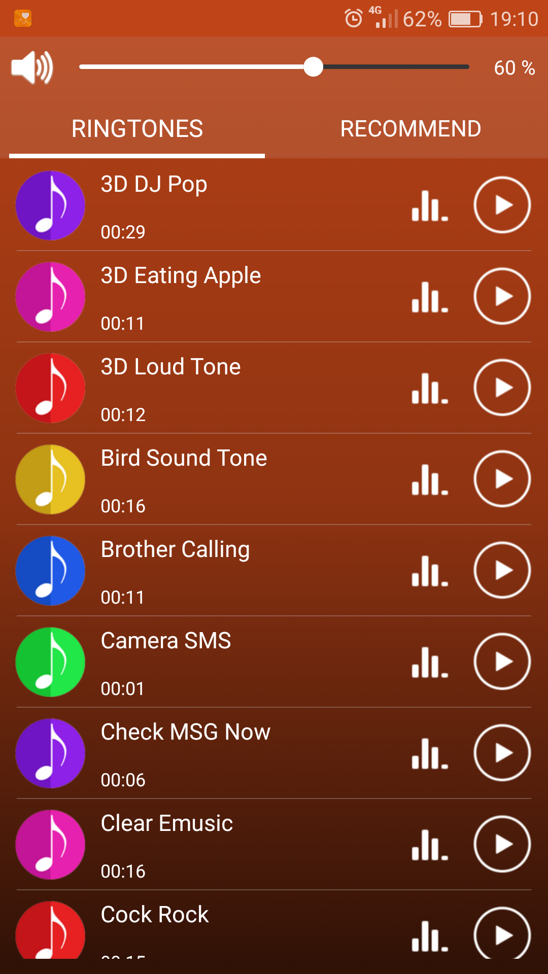 اسکرین شات 2 برنامه MP3 Ringtones for Android