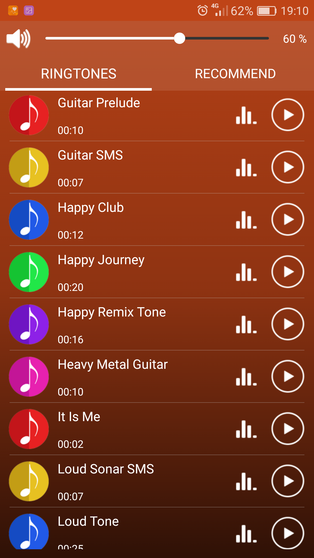اسکرین شات 3 برنامه MP3 Ringtones for Android