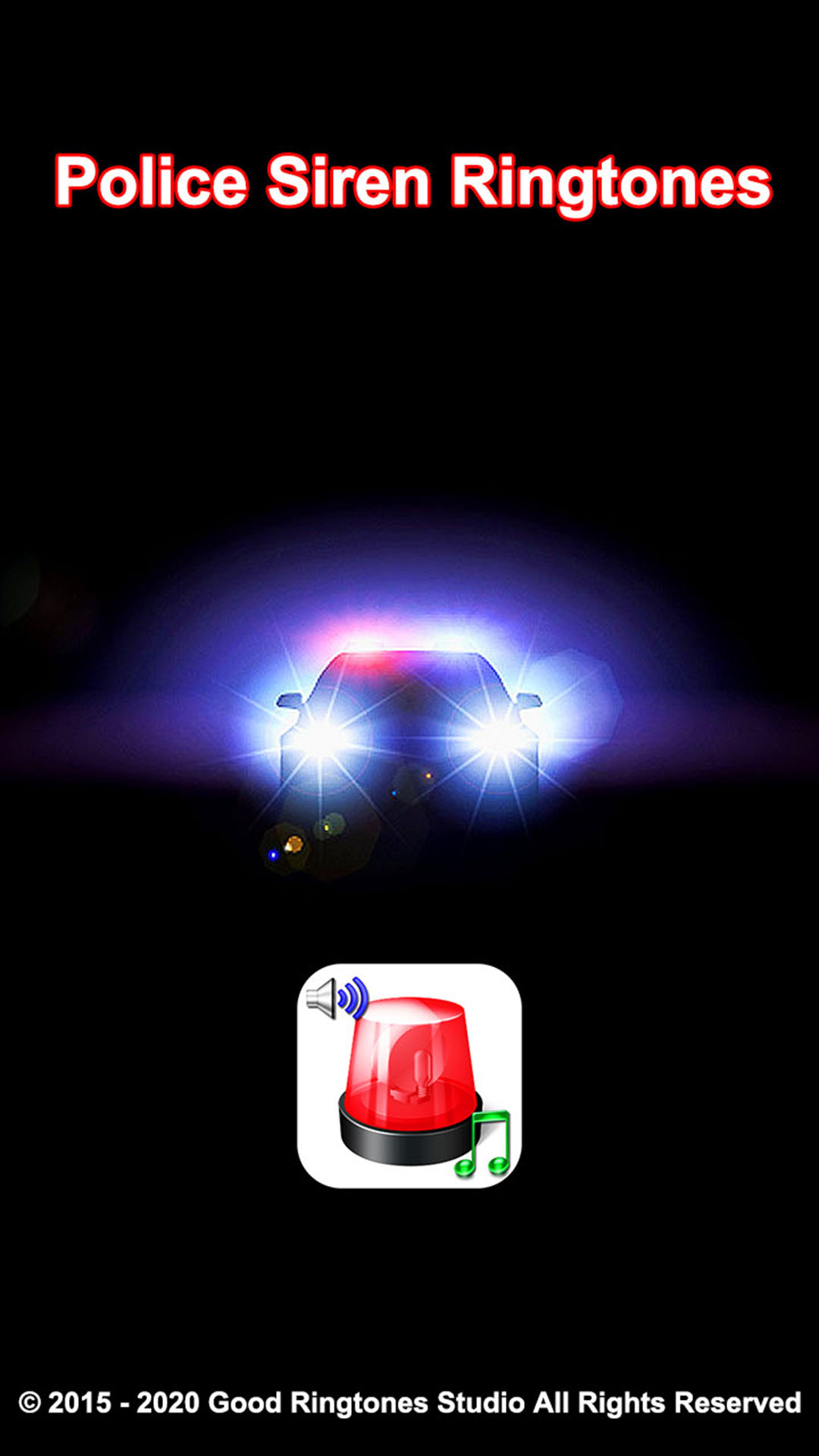 اسکرین شات 1 برنامه Police Siren Ringtones