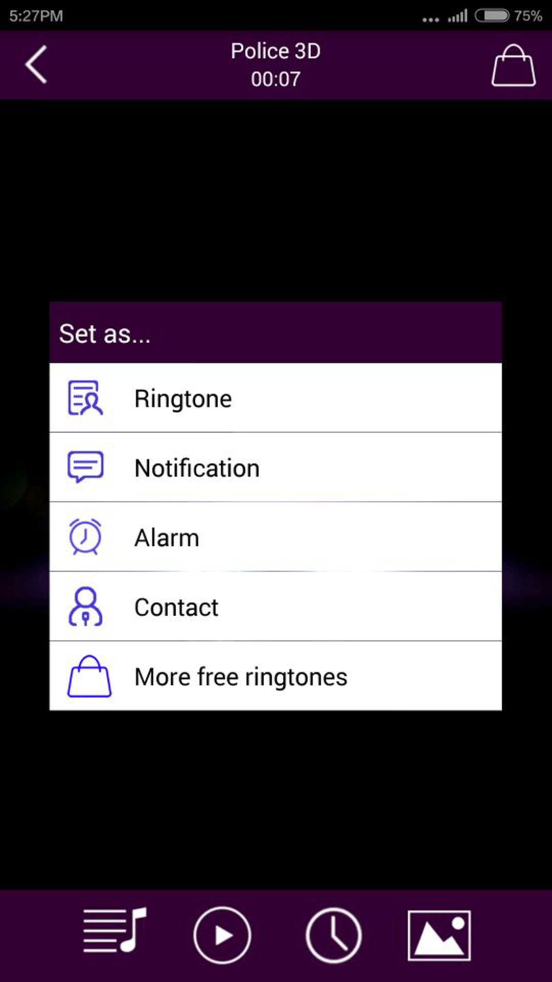 اسکرین شات 4 برنامه Police Siren Ringtones