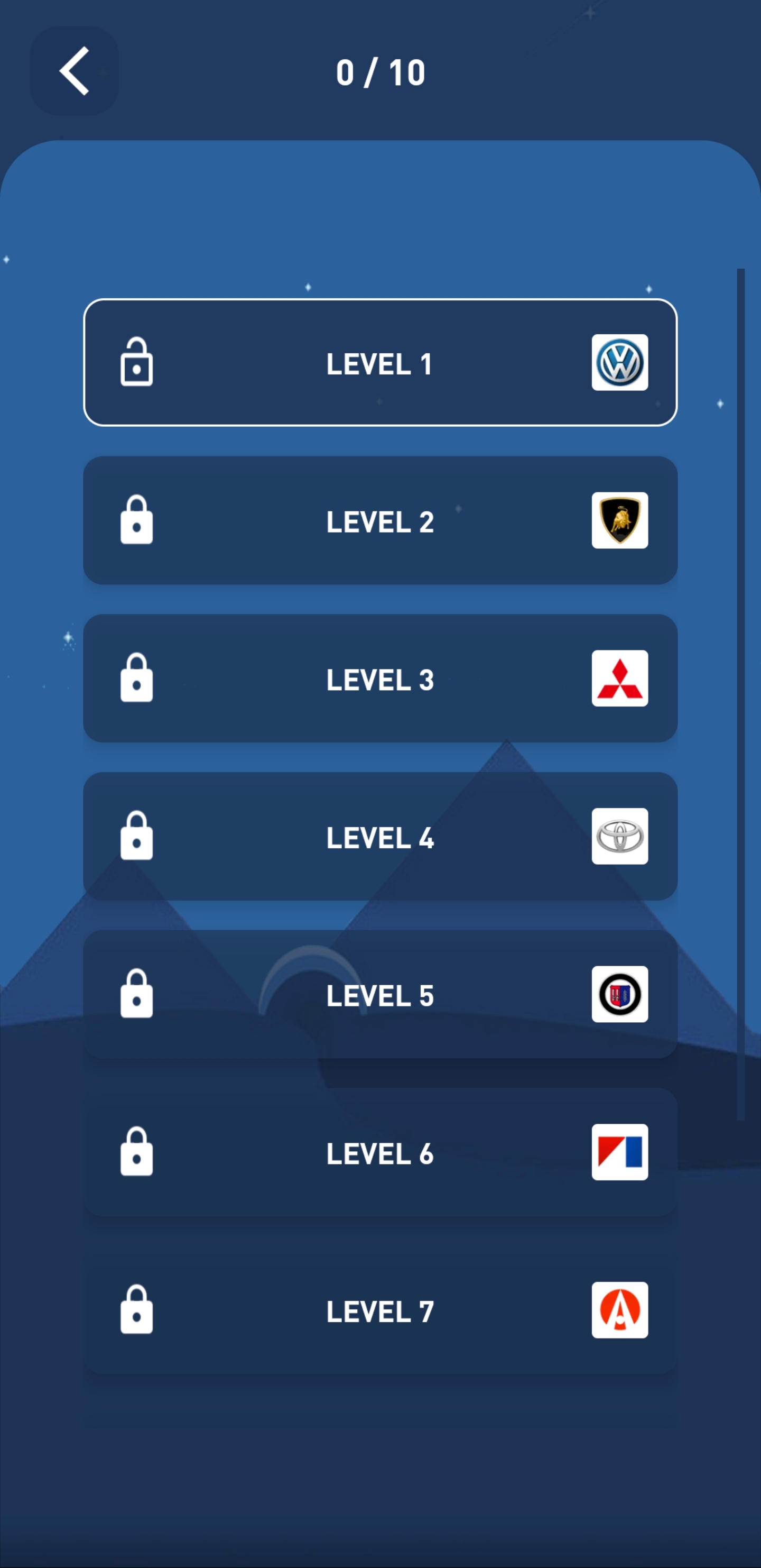 اسکرین شات 8 بازی Car Logo Quiz