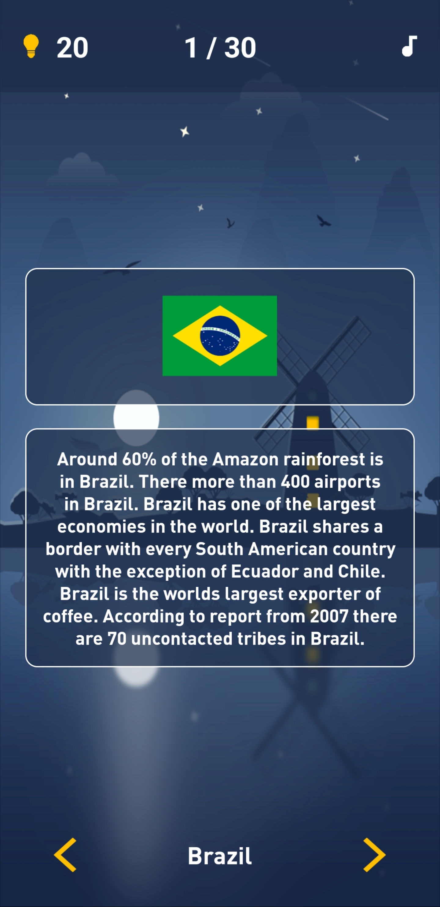 اسکرین شات 4 بازی Flag quiz - Country flags