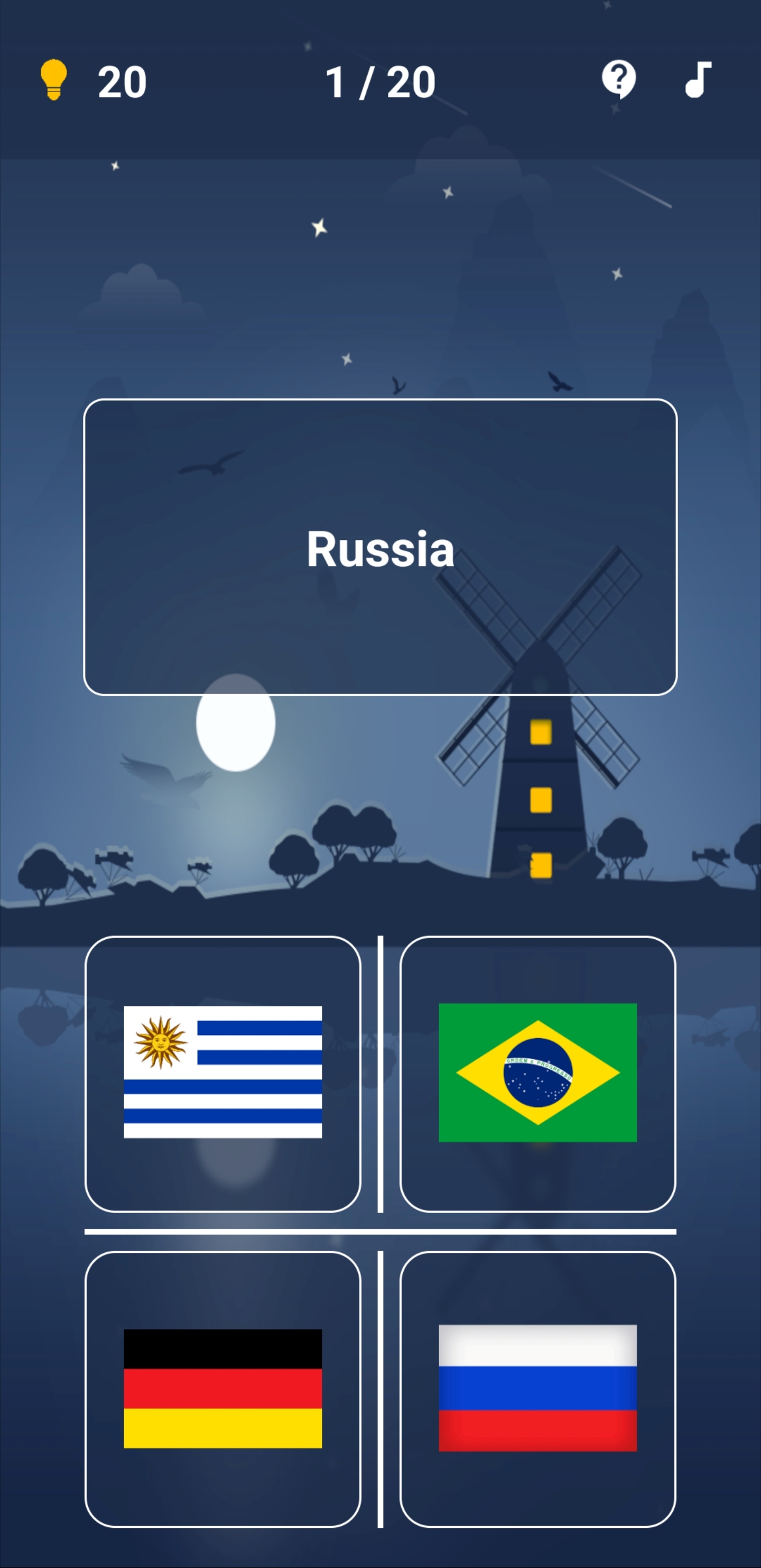 اسکرین شات 1 بازی Flag quiz - Country flags