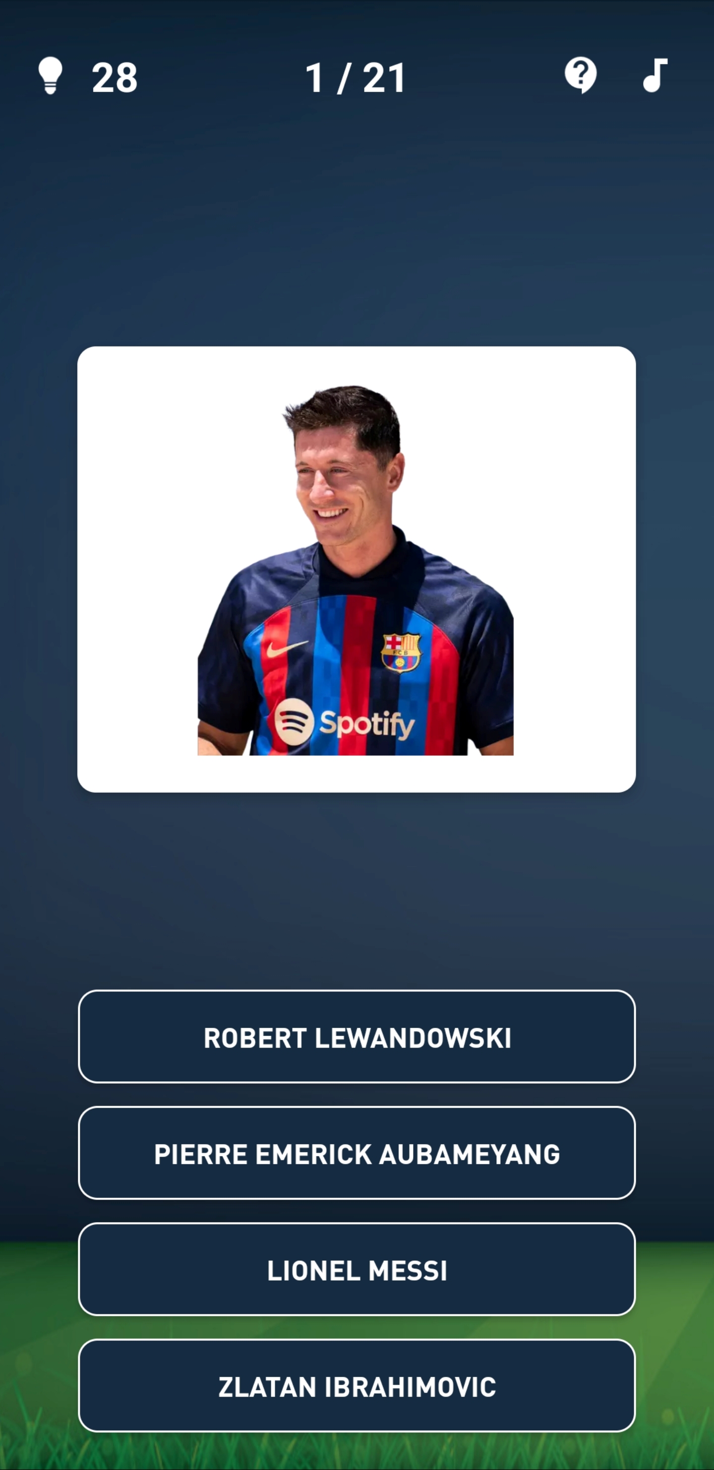 اسکرین شات 1 بازی Guess The Soccer Player Quiz
