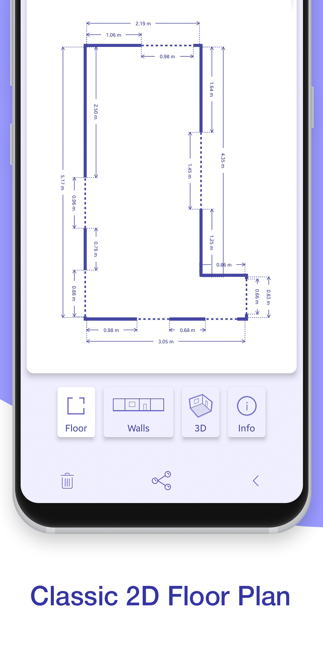 اسکرین شات 7 برنامه AR Plan 3D Tape Measure, Ruler