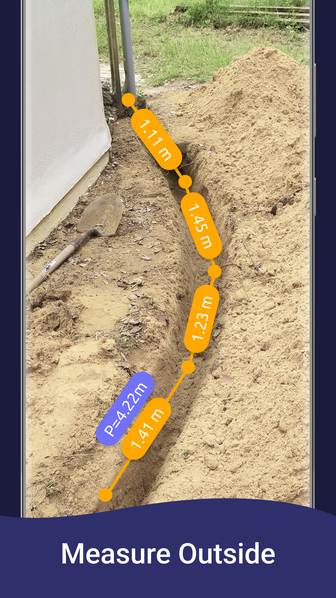 اسکرین شات 6 برنامه AR Ruler App: Tape Measure Cam