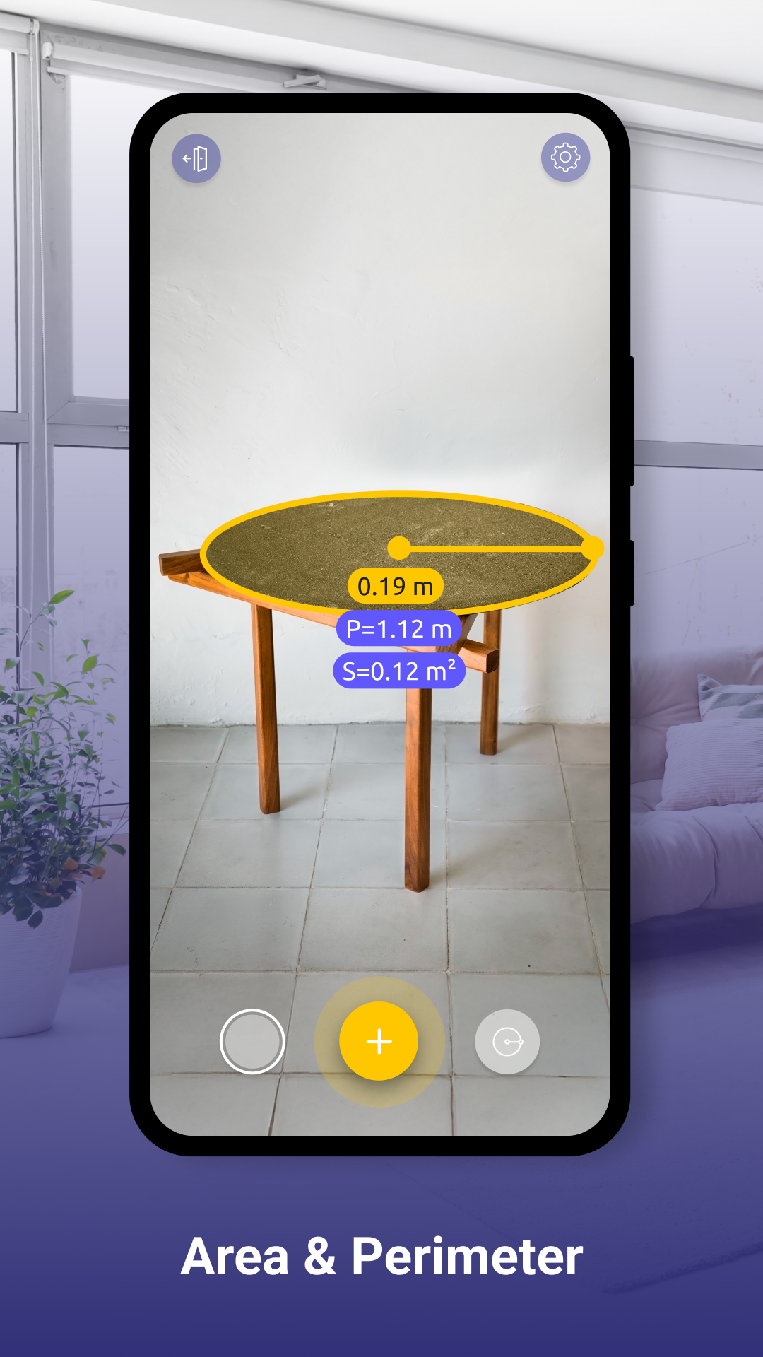 اسکرین شات 8 برنامه AR Ruler: Tape Measure in AR