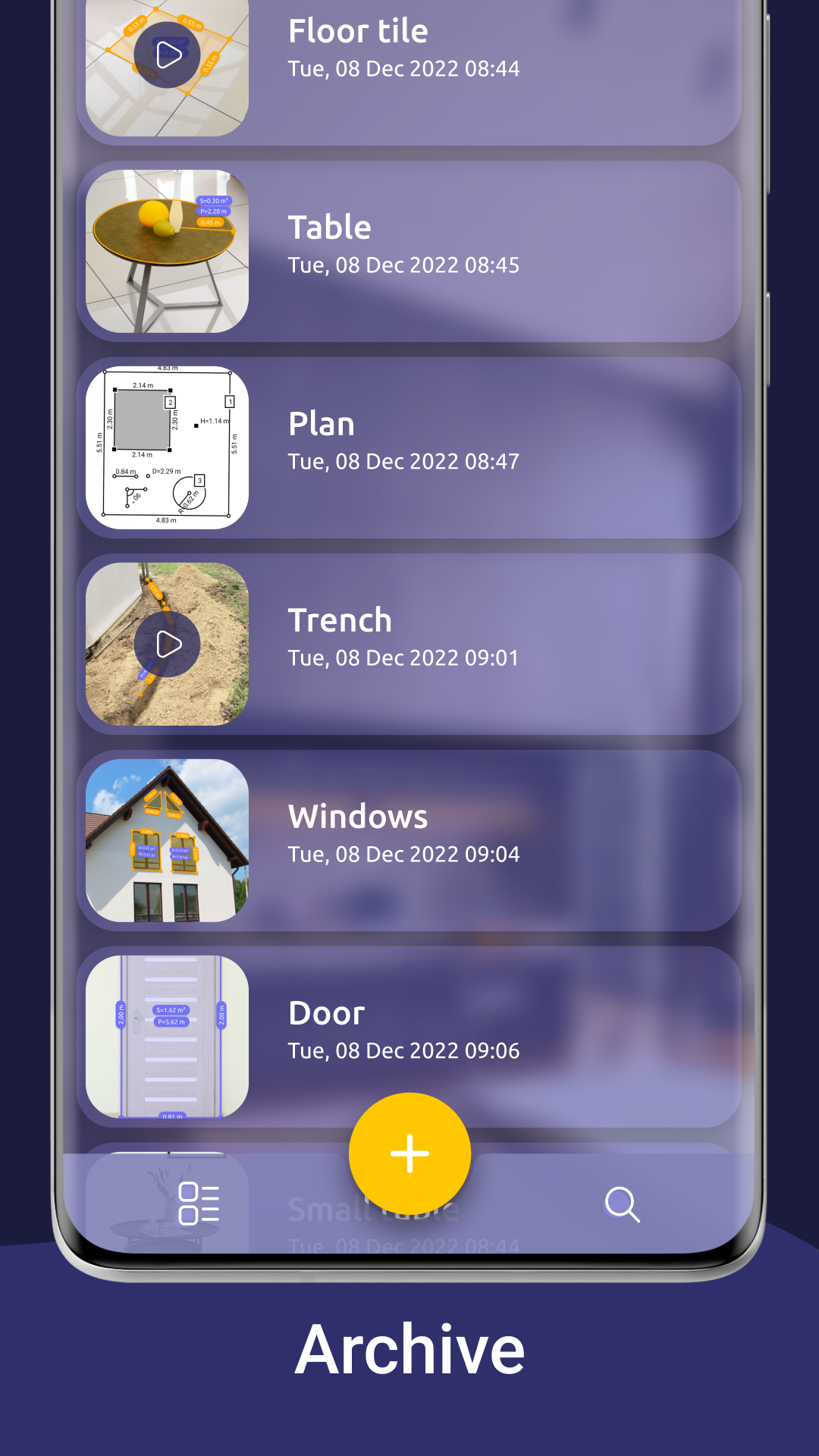 اسکرین شات 5 برنامه AR Ruler App: Tape Measure Cam
