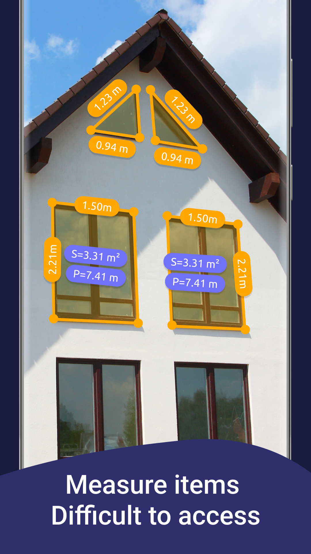 اسکرین شات 7 برنامه AR Ruler App: Tape Measure Cam