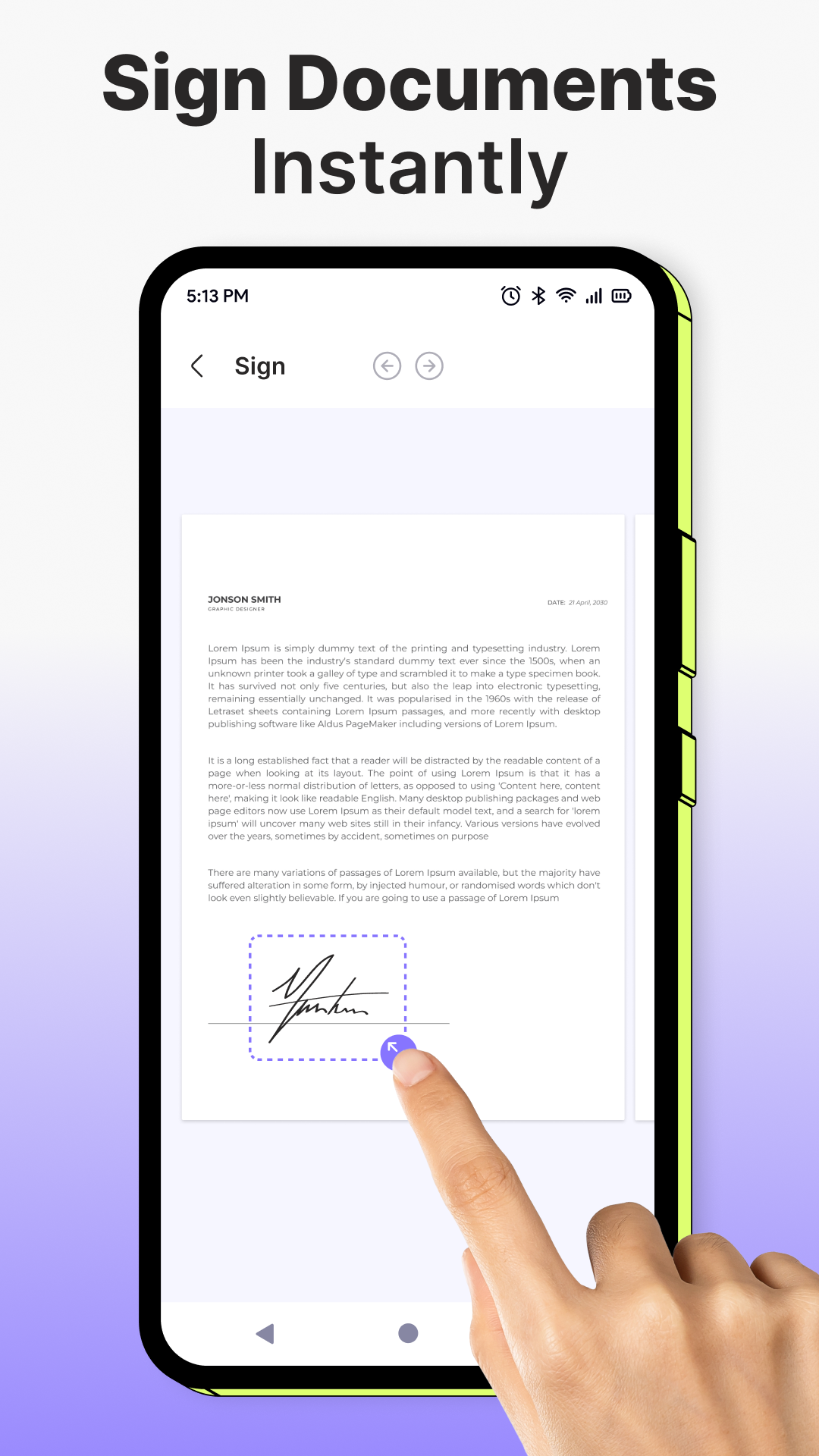 اسکرین شات 4 برنامه PDF Scanner & Document Sign