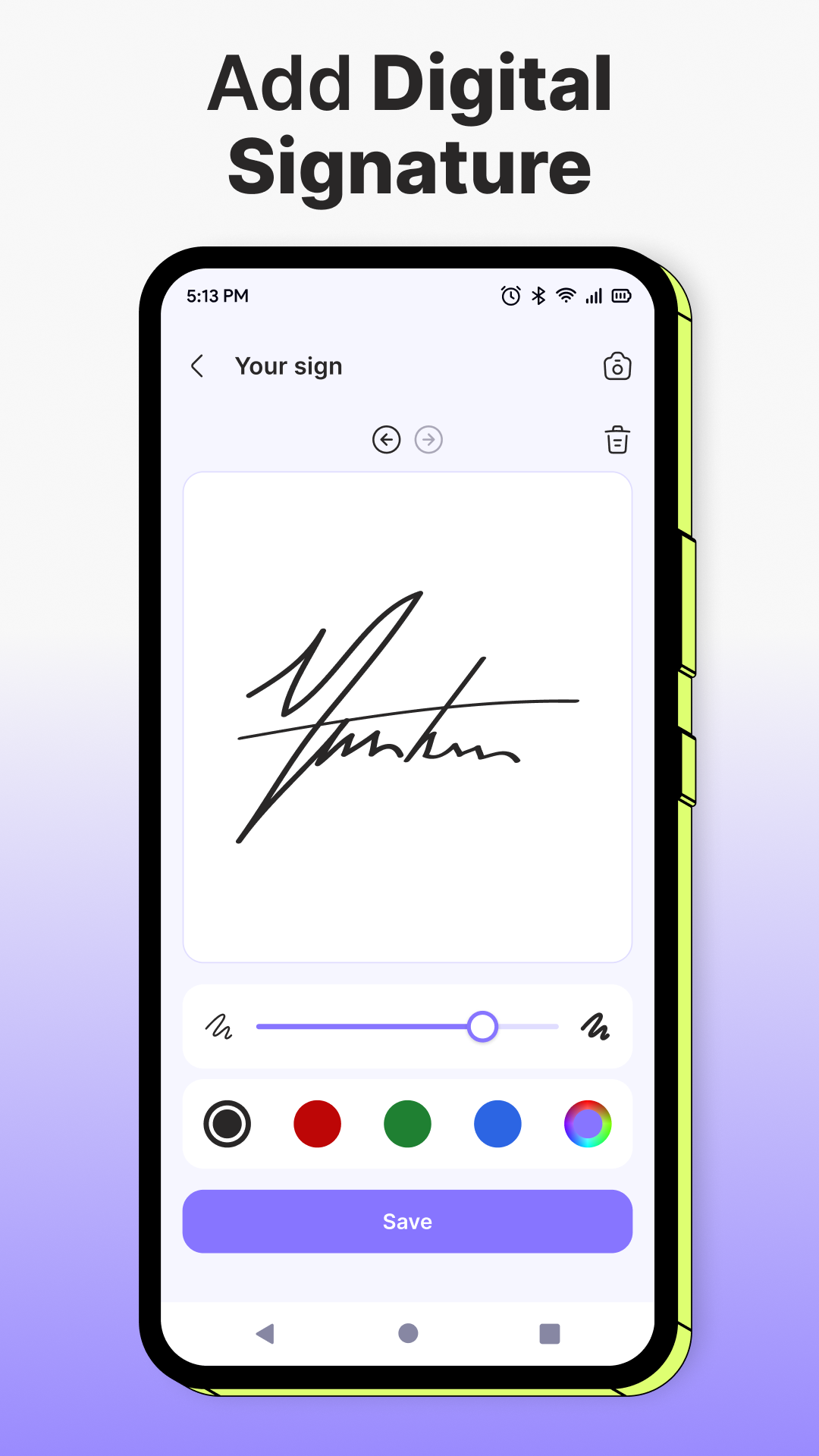 اسکرین شات 3 برنامه PDF Scanner & Document Sign
