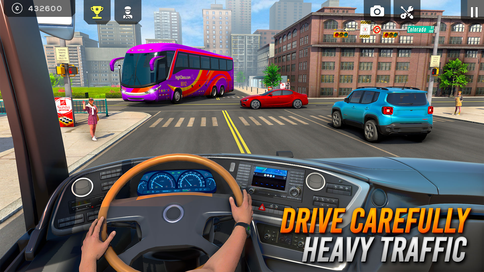 اسکرین شات 2 بازی Driving Simulator 3d Bus Games