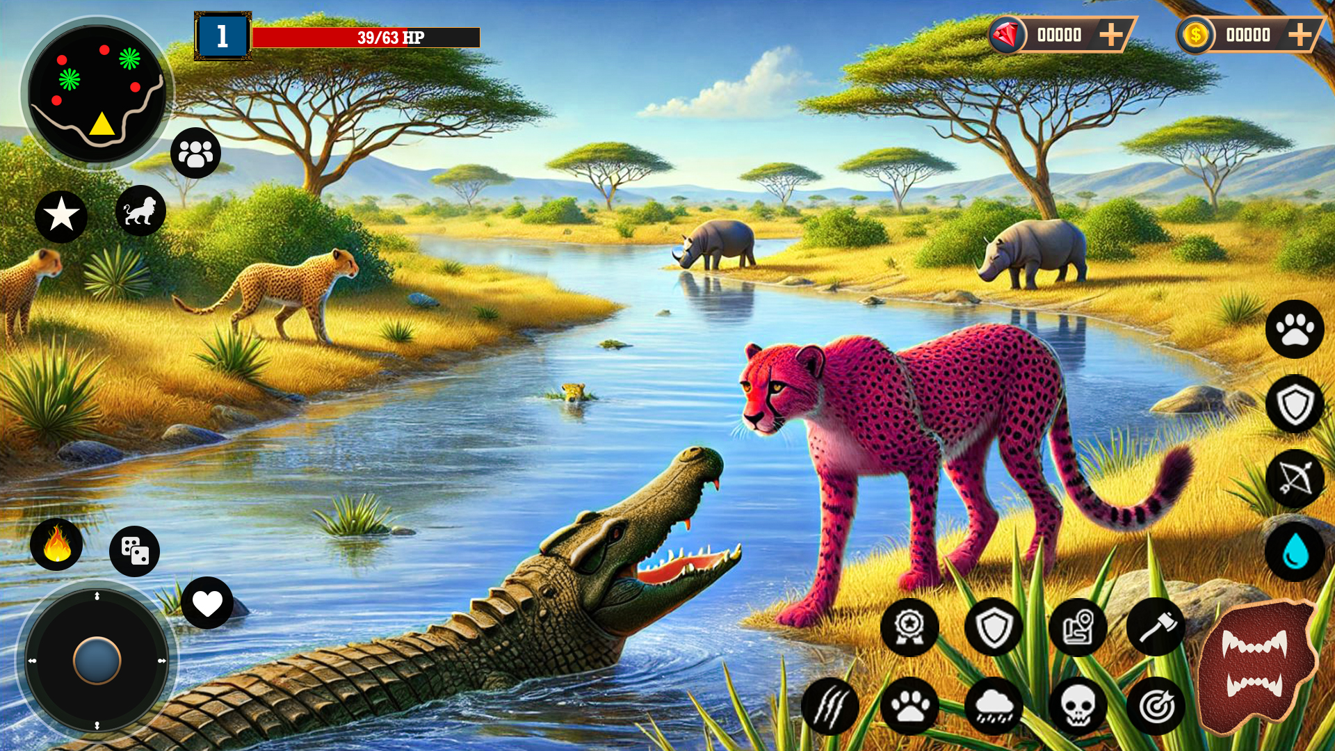 اسکرین شات 1 بازی Wild Cheetah Simulator Games
