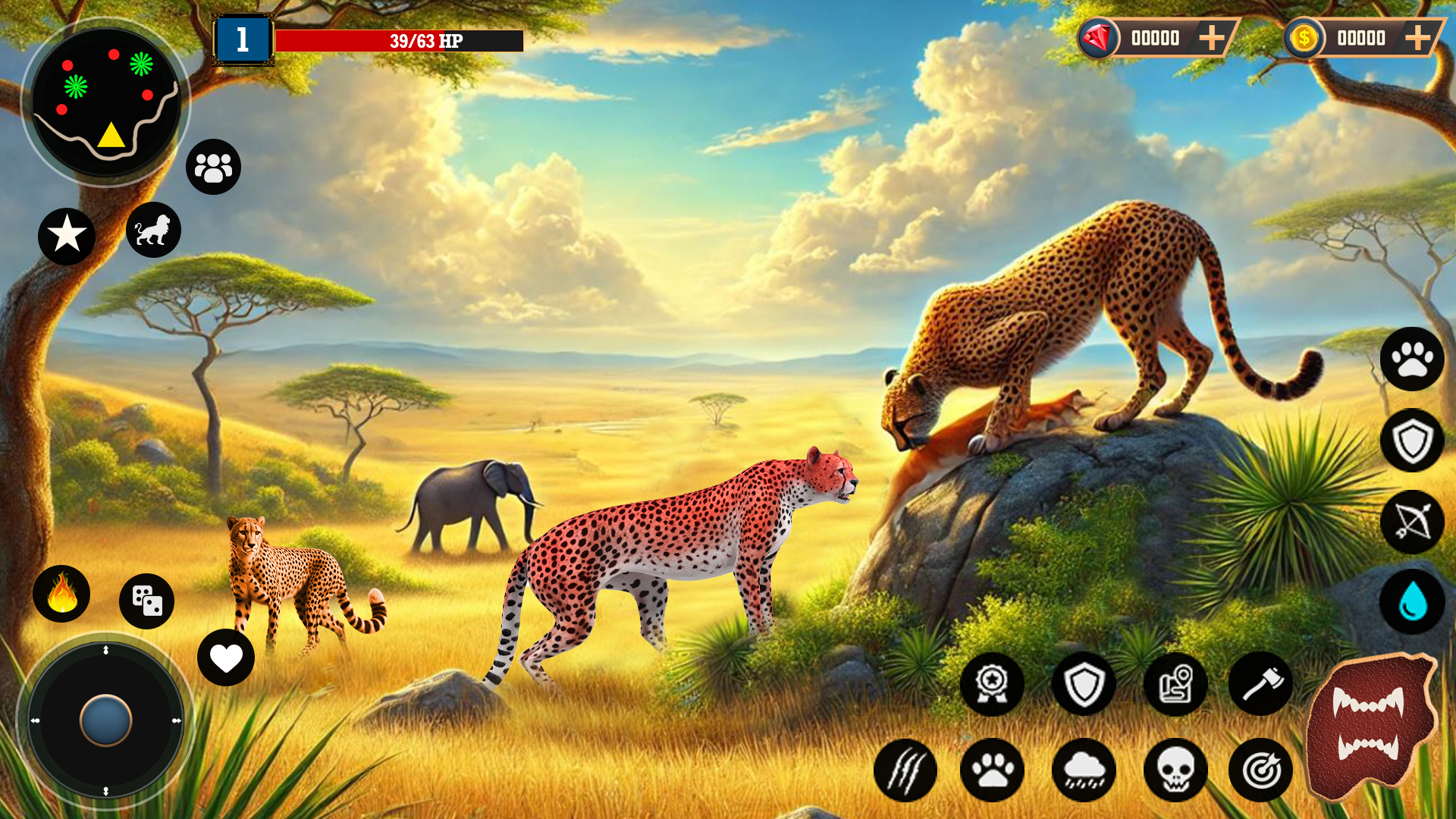 اسکرین شات 4 بازی Wild Cheetah Simulator Games
