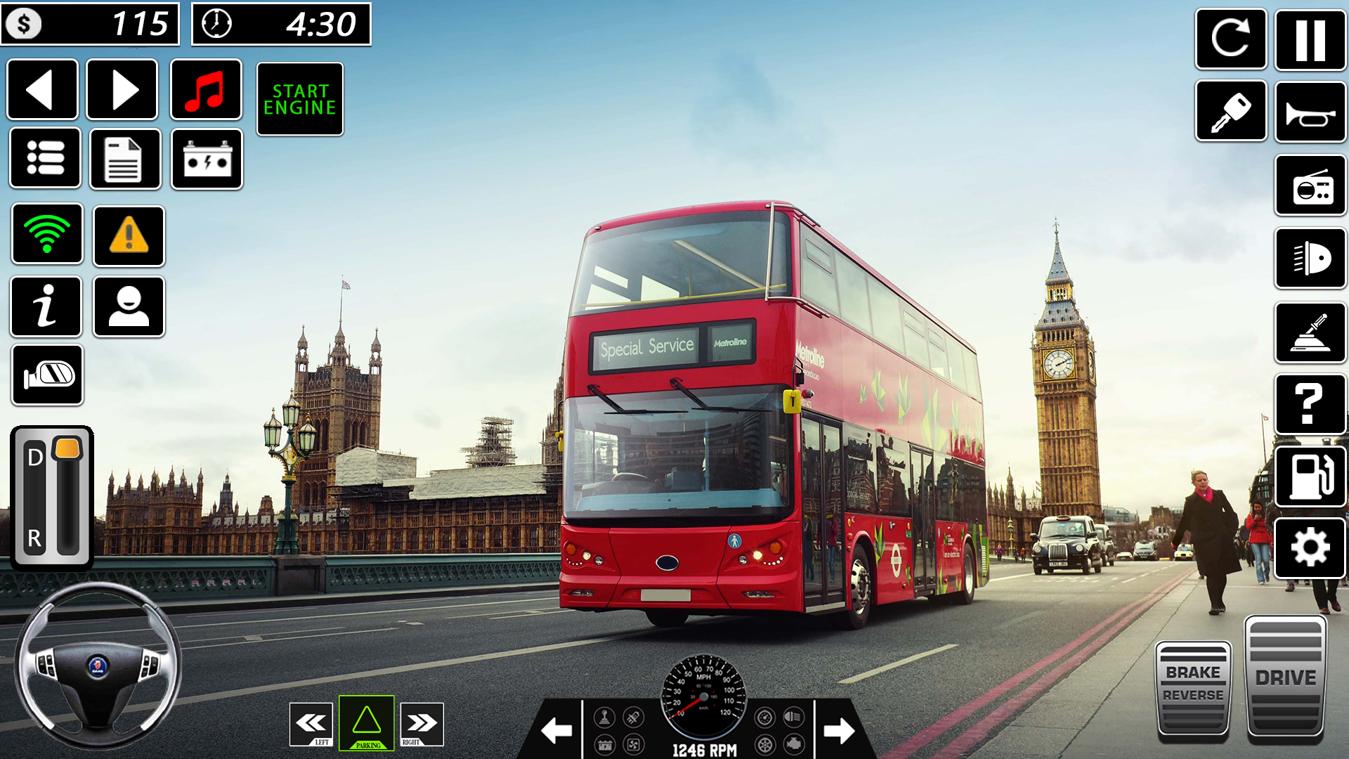 اسکرین شات 4 برنامه Coach Bus Simulator 3D Driving