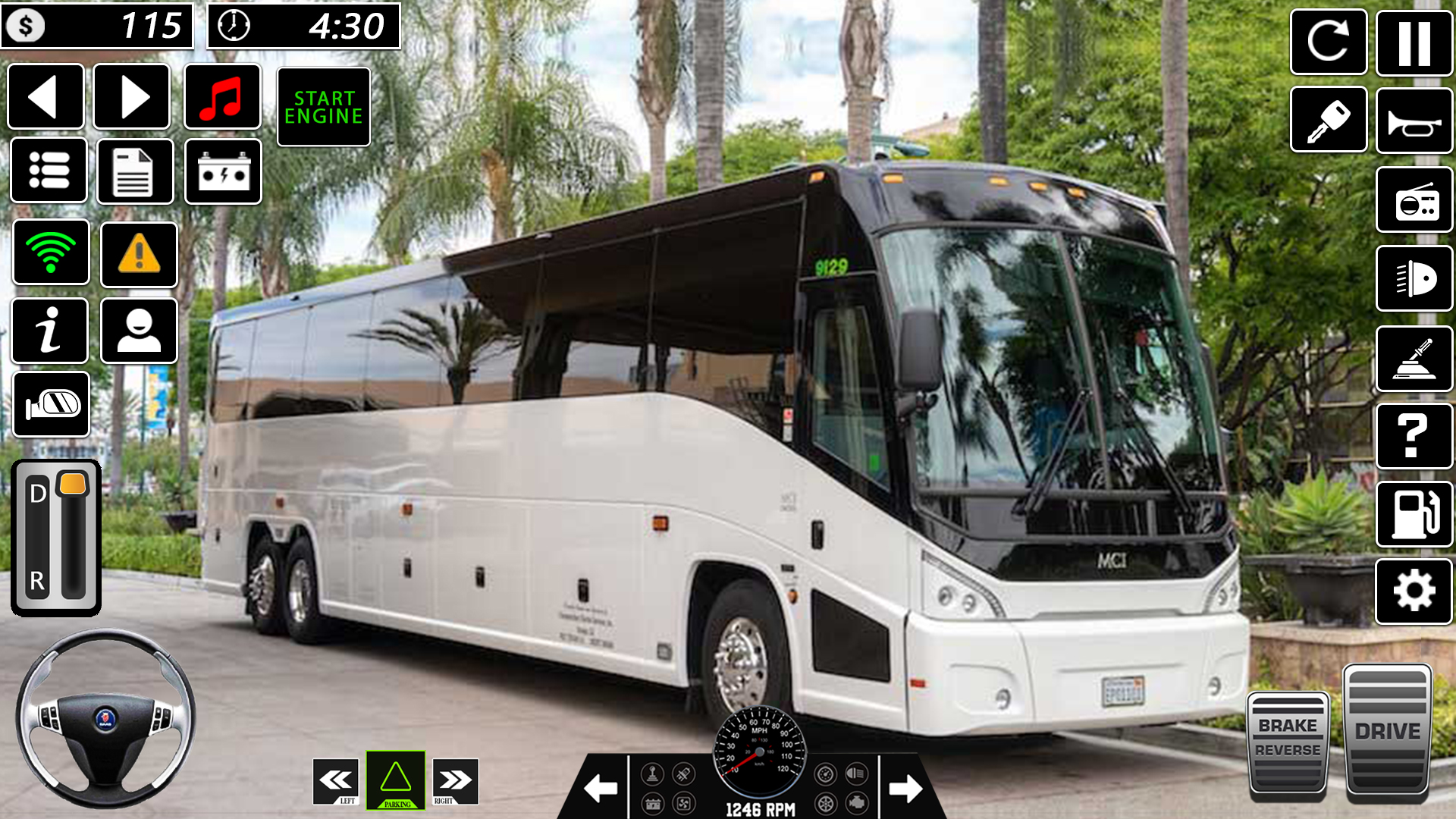اسکرین شات 1 برنامه Coach Bus Simulator 3D Driving