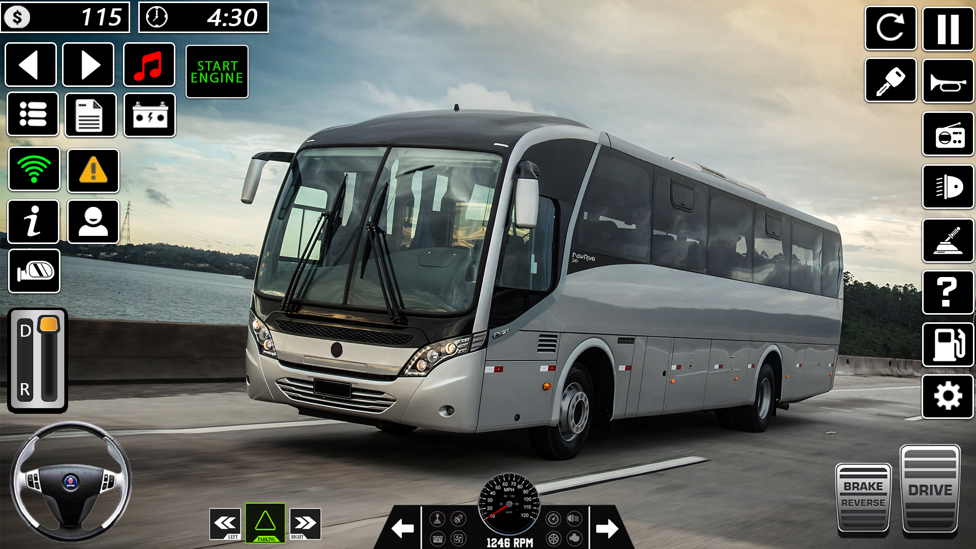اسکرین شات 2 برنامه Coach Bus Simulator 3D Driving