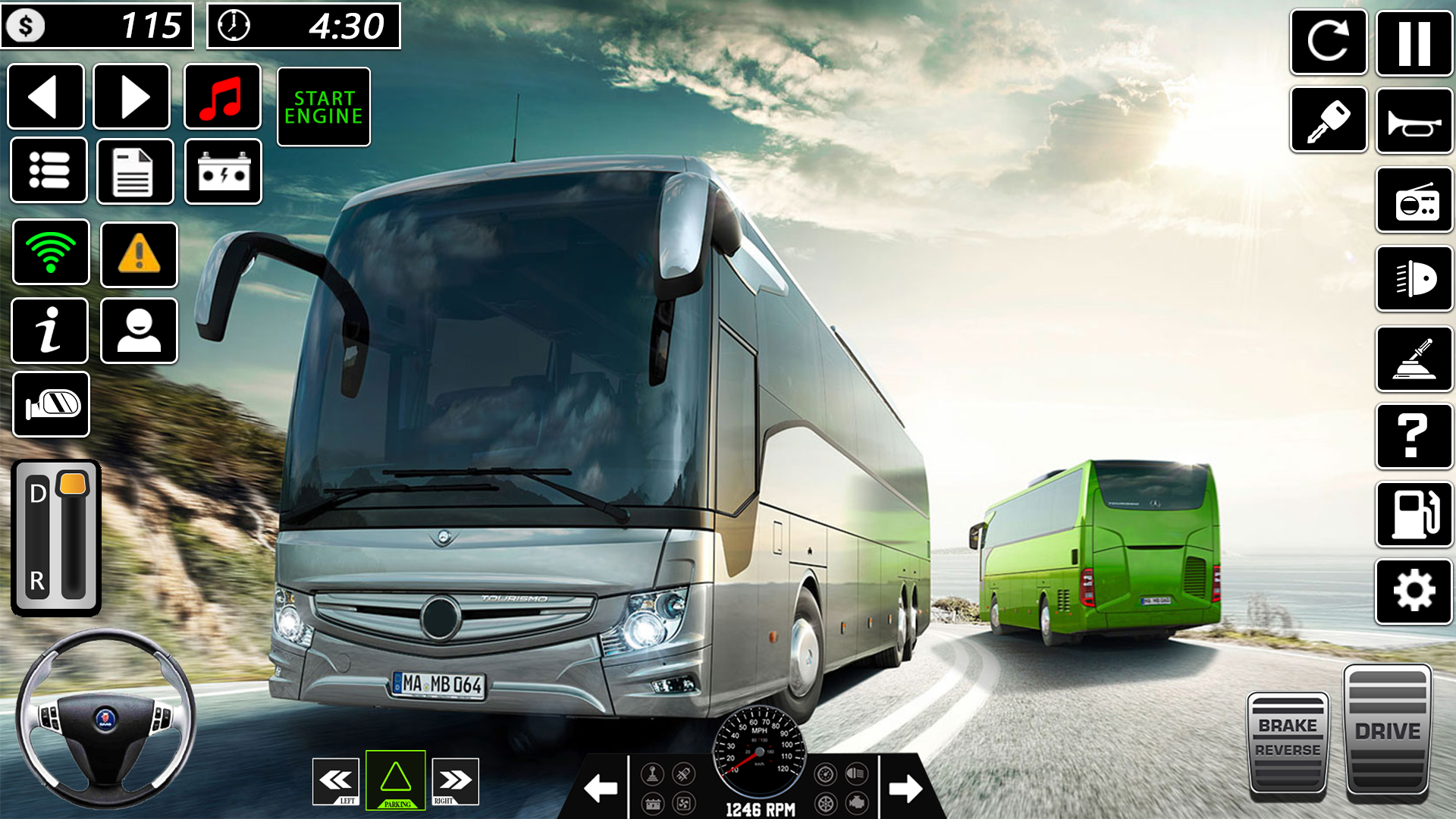 اسکرین شات 3 برنامه Coach Bus Simulator 3D Driving
