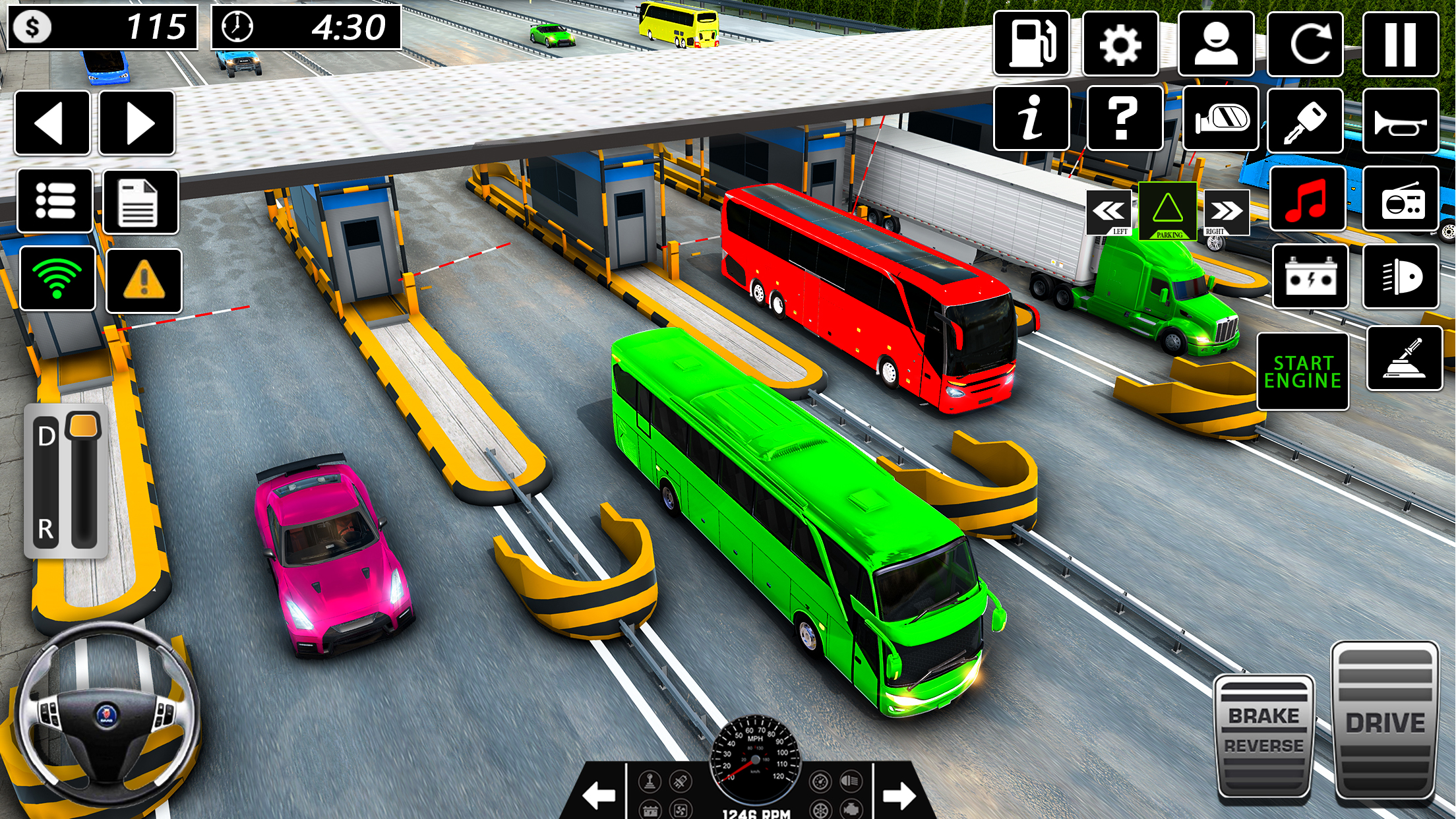 اسکرین شات 5 برنامه Coach Bus Simulator 3D Driving