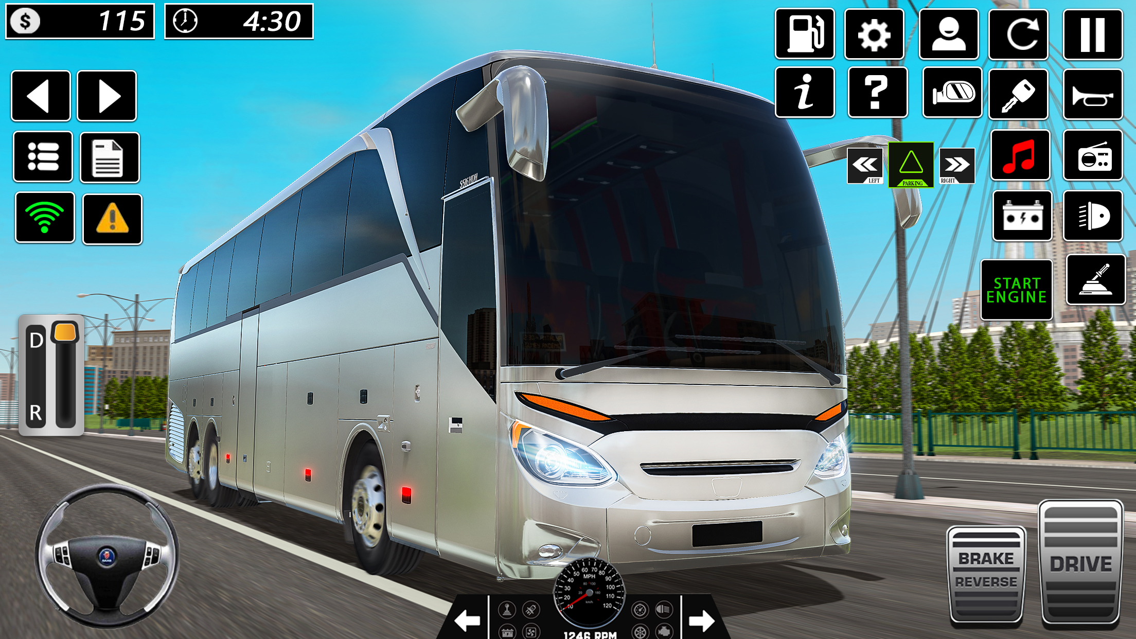 اسکرین شات 7 برنامه Coach Bus Simulator 3D Driving