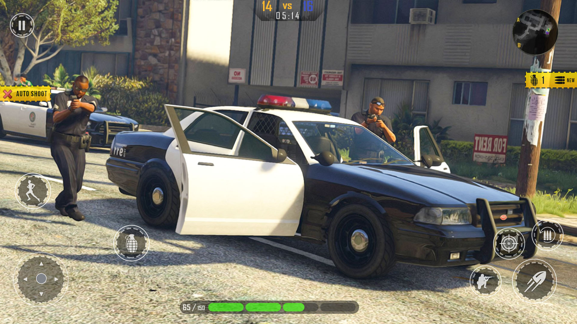 اسکرین شات 1 برنامه Cop Car Simulator: Cop Games