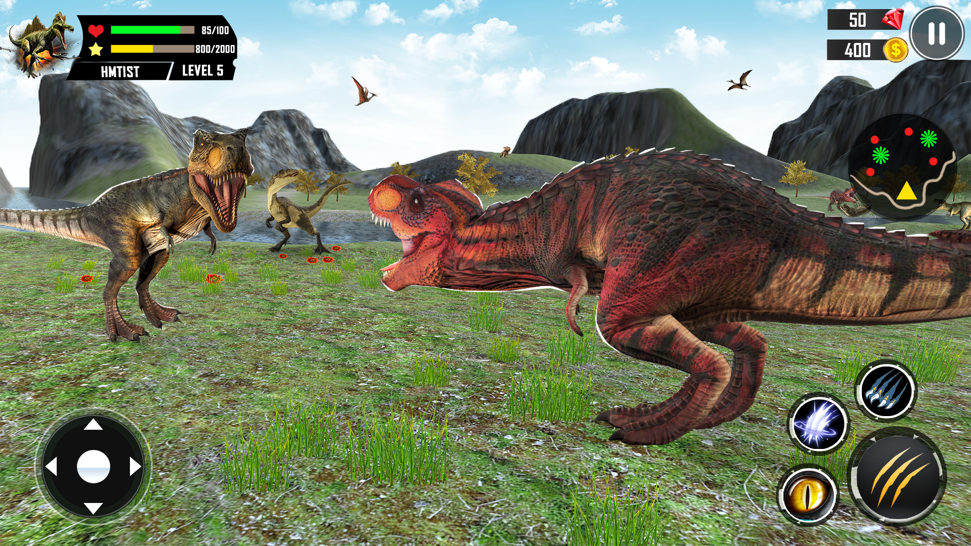 اسکرین شات 3 بازی Dinosaur Simulator 3d offline