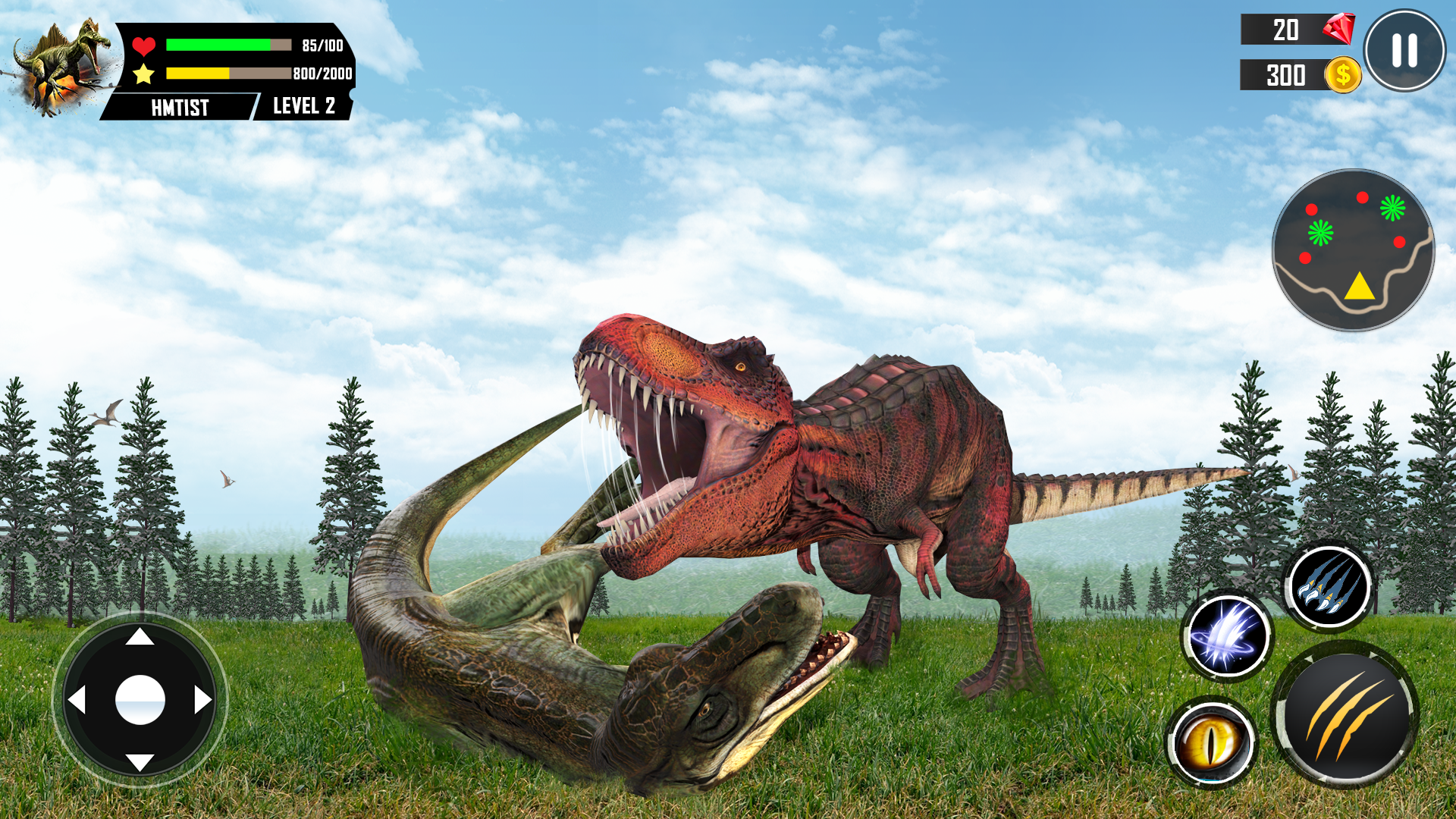 اسکرین شات 1 بازی Dinosaur Simulator 3d Games