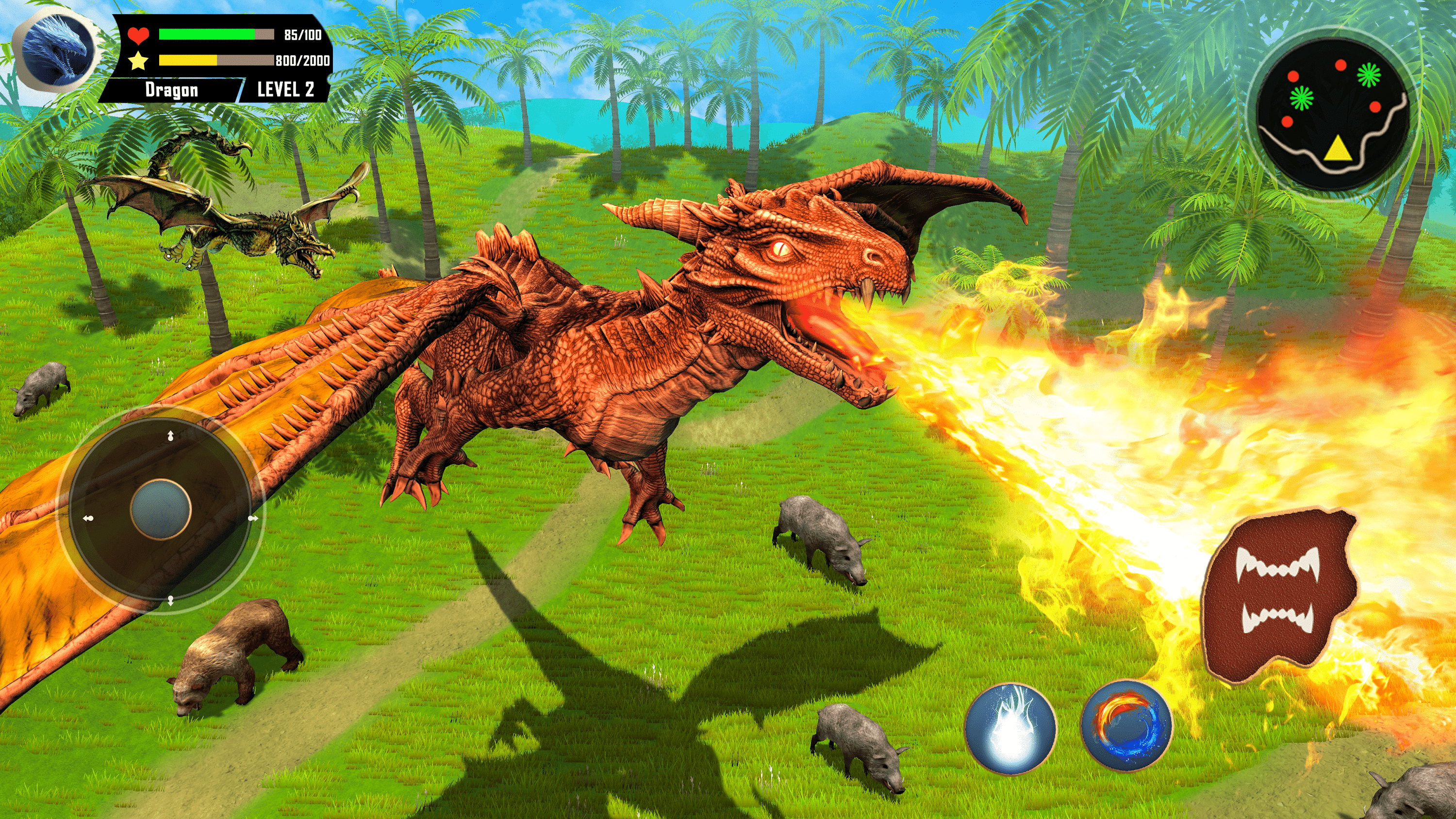 اسکرین شات 2 بازی Flying Dragon Simulator Games