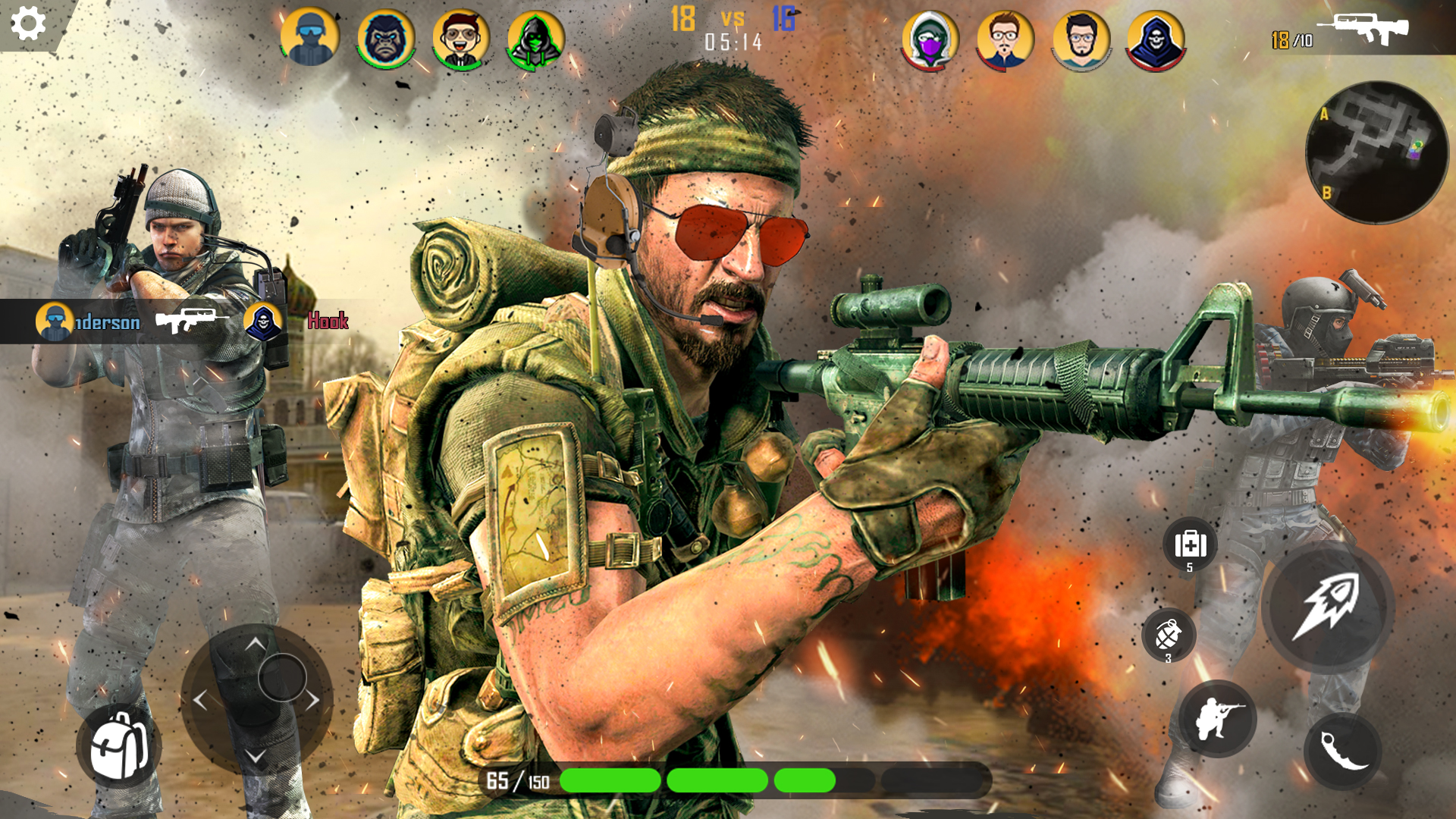 اسکرین شات 2 بازی Gun Games 3d Offline Shooting