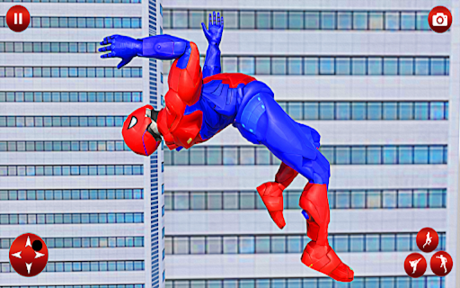 اسکرین شات 2 برنامه Spiderhero Rope Superhero Game