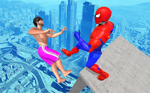 اسکرین شات 3 برنامه Spiderhero Rope Superhero Game