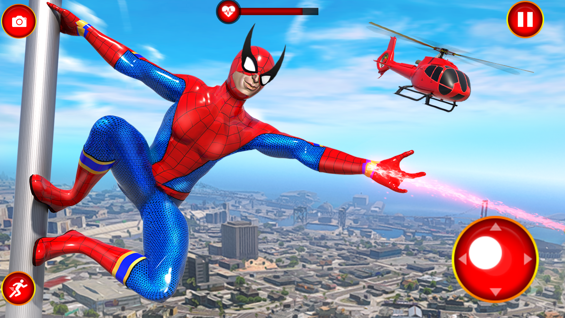 اسکرین شات 1 برنامه Spiderhero Rope Superhero Game
