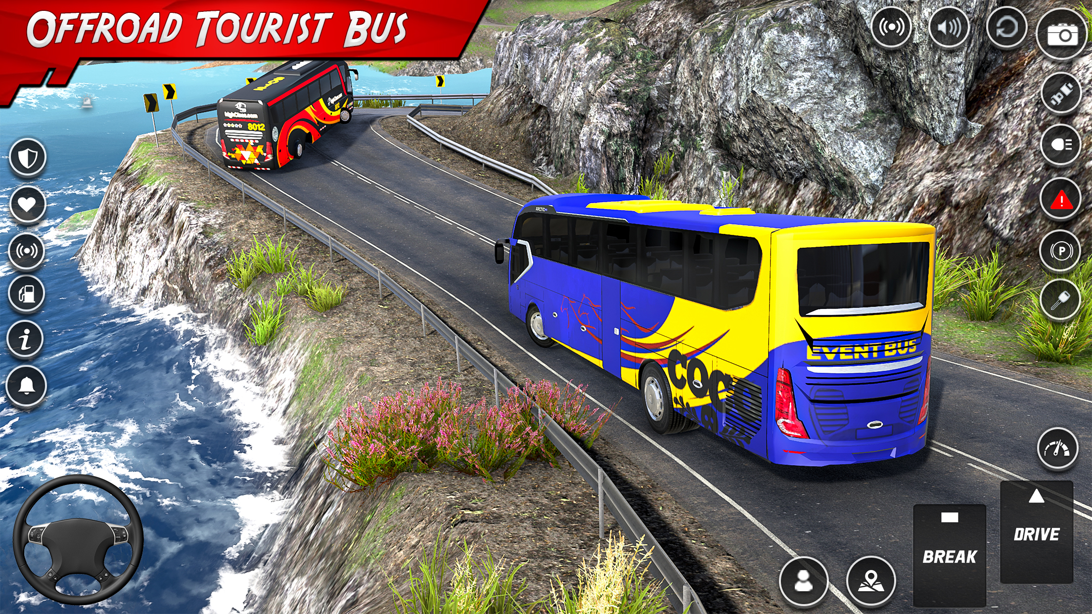اسکرین شات 4 بازی Offroad Bus Simulator 3d drive