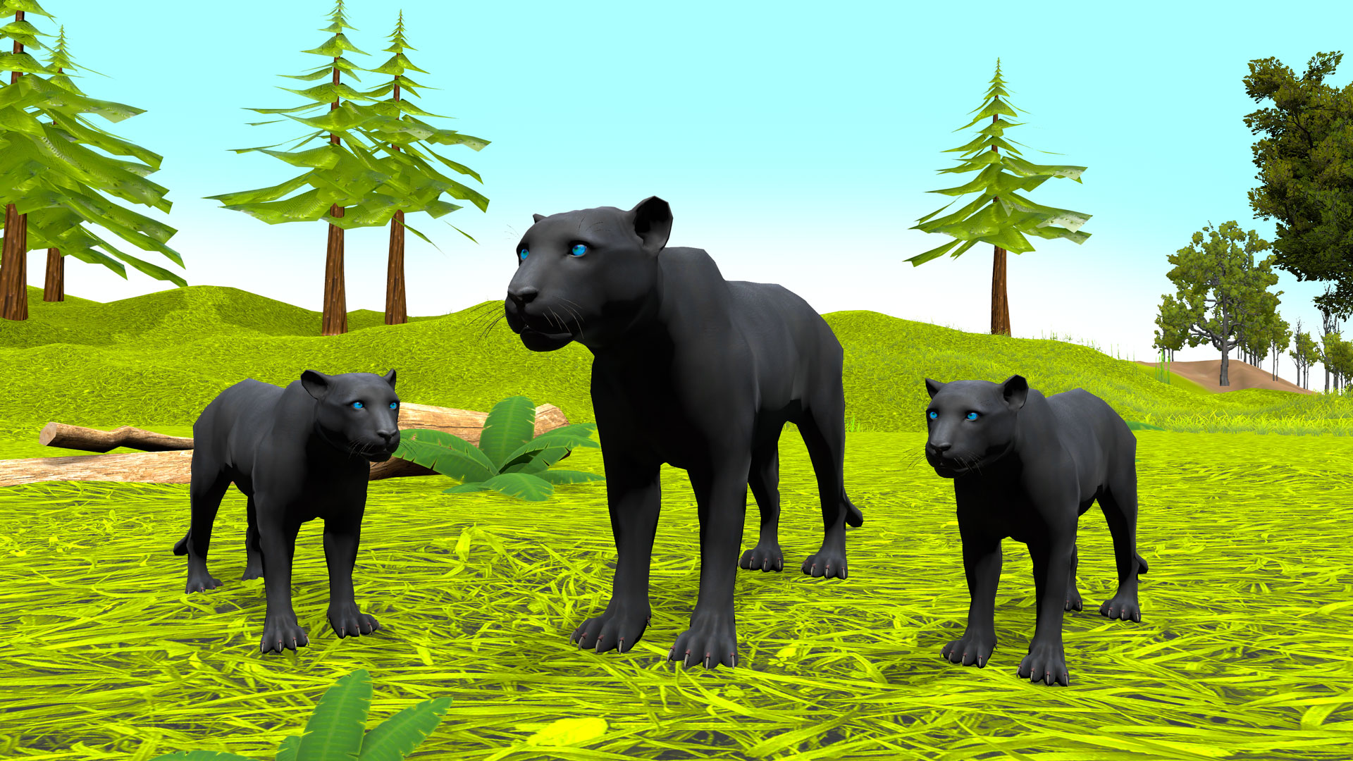اسکرین شات 1 بازی Black Panther Simulator Games